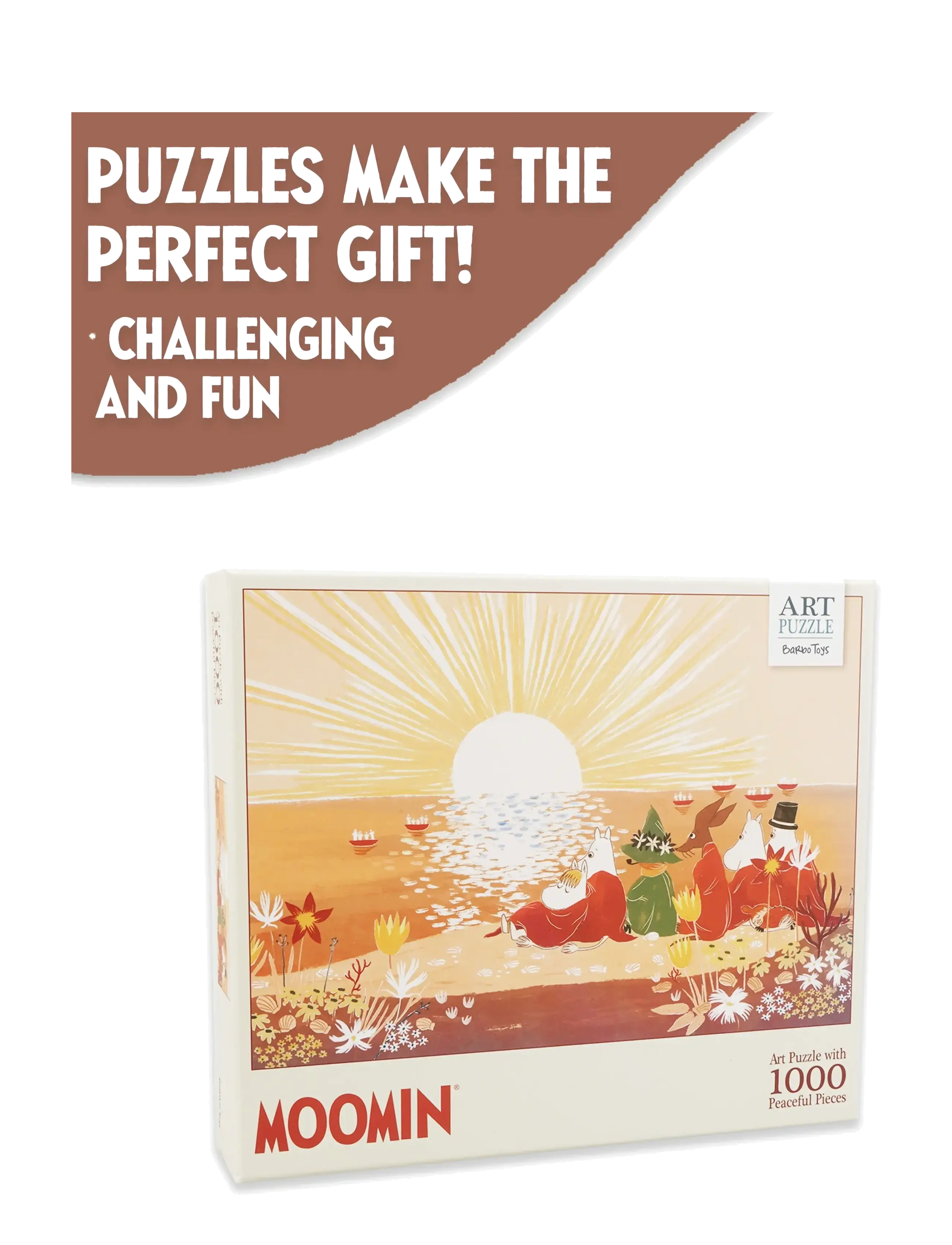 MOOMIN - Moomin Art Puzzle - 1000 pcs - Red - klassísk púsl - multiple color - 2