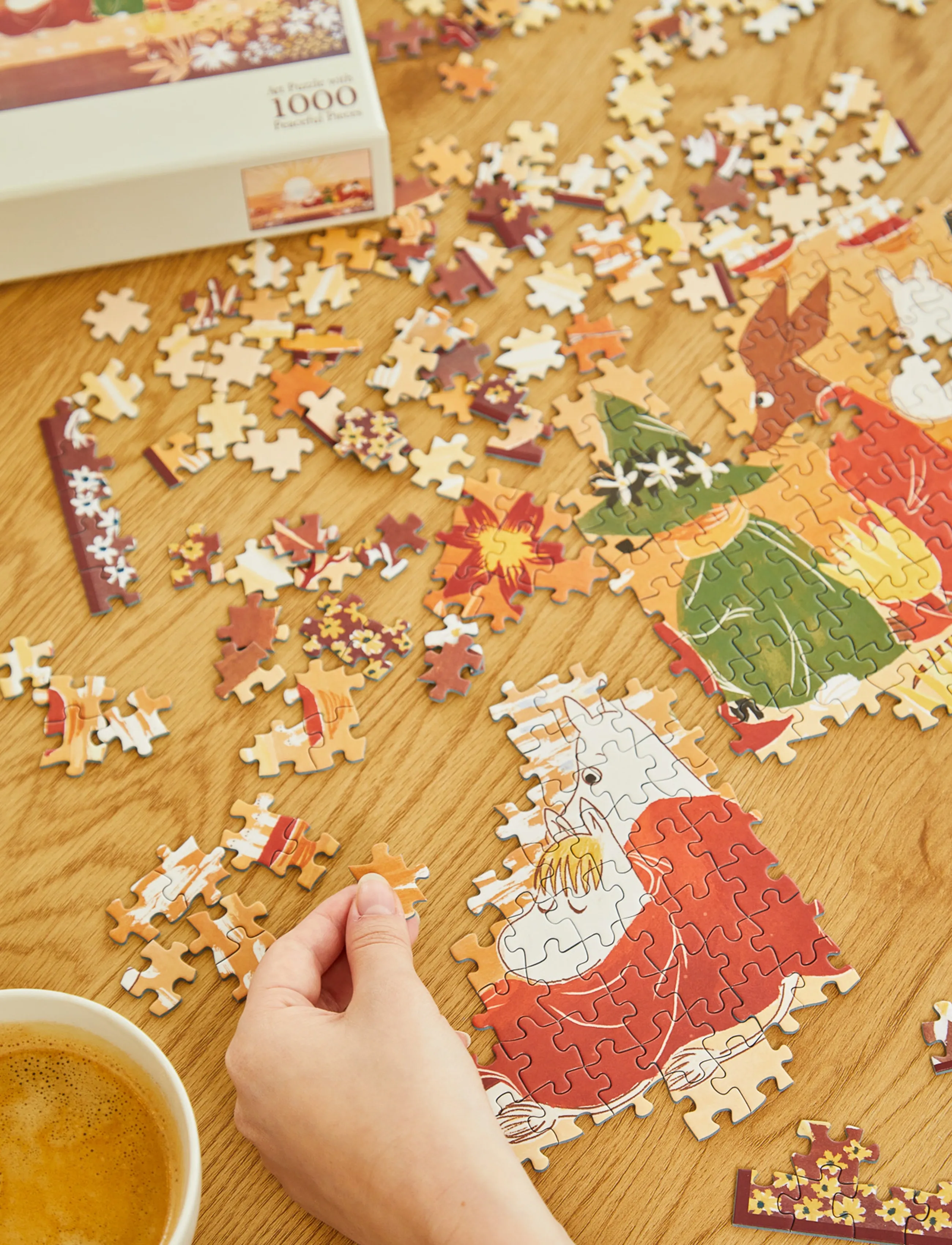 MUMIN Moomin Art Puzzle 1000 Pcs Red, One Size, Puzzles, Mehrfarbig/gemustert - Classic Homeware