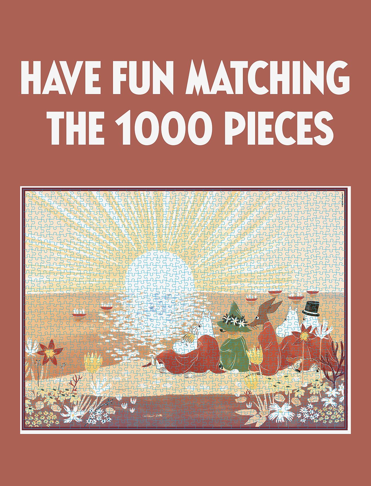 MOOMIN - Moomin Art Puzzle - 1000 pcs - Red - klassische puzzles - multiple color - 3