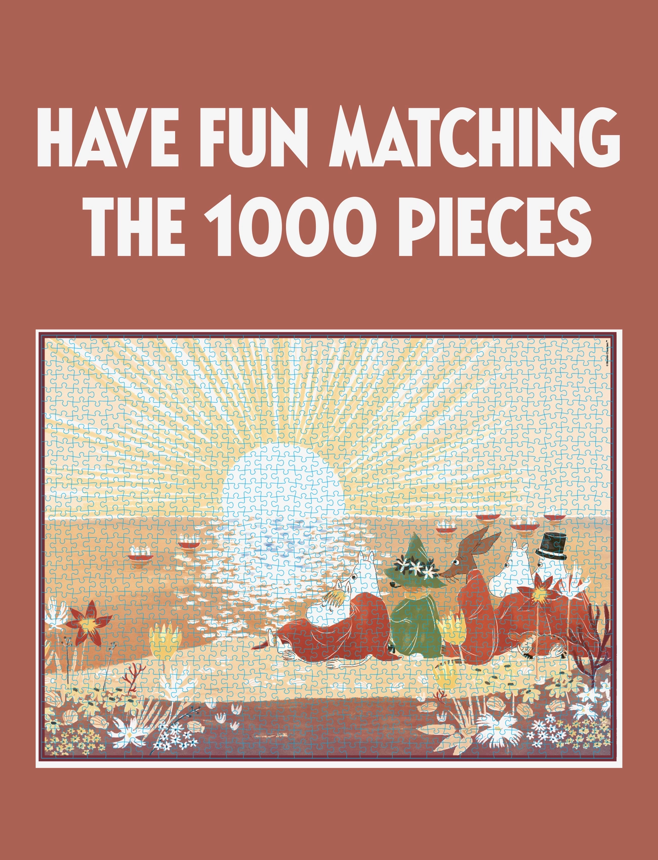 MOOMIN - Moomin Art Puzzle - 1000 pcs - Red - klassísk púsl - multiple color - 3