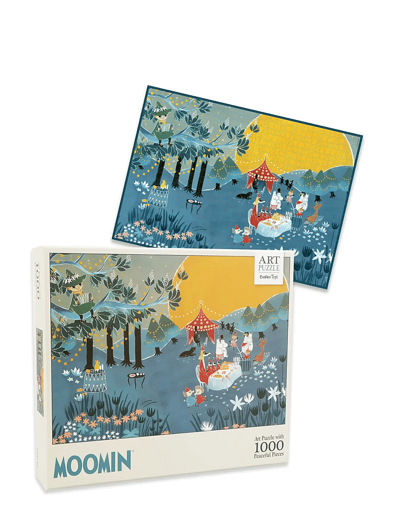 Barbo Toys - Moomin Art Puzzle - 1000 pcs - Blue - klassische puzzles - multiple color - 0