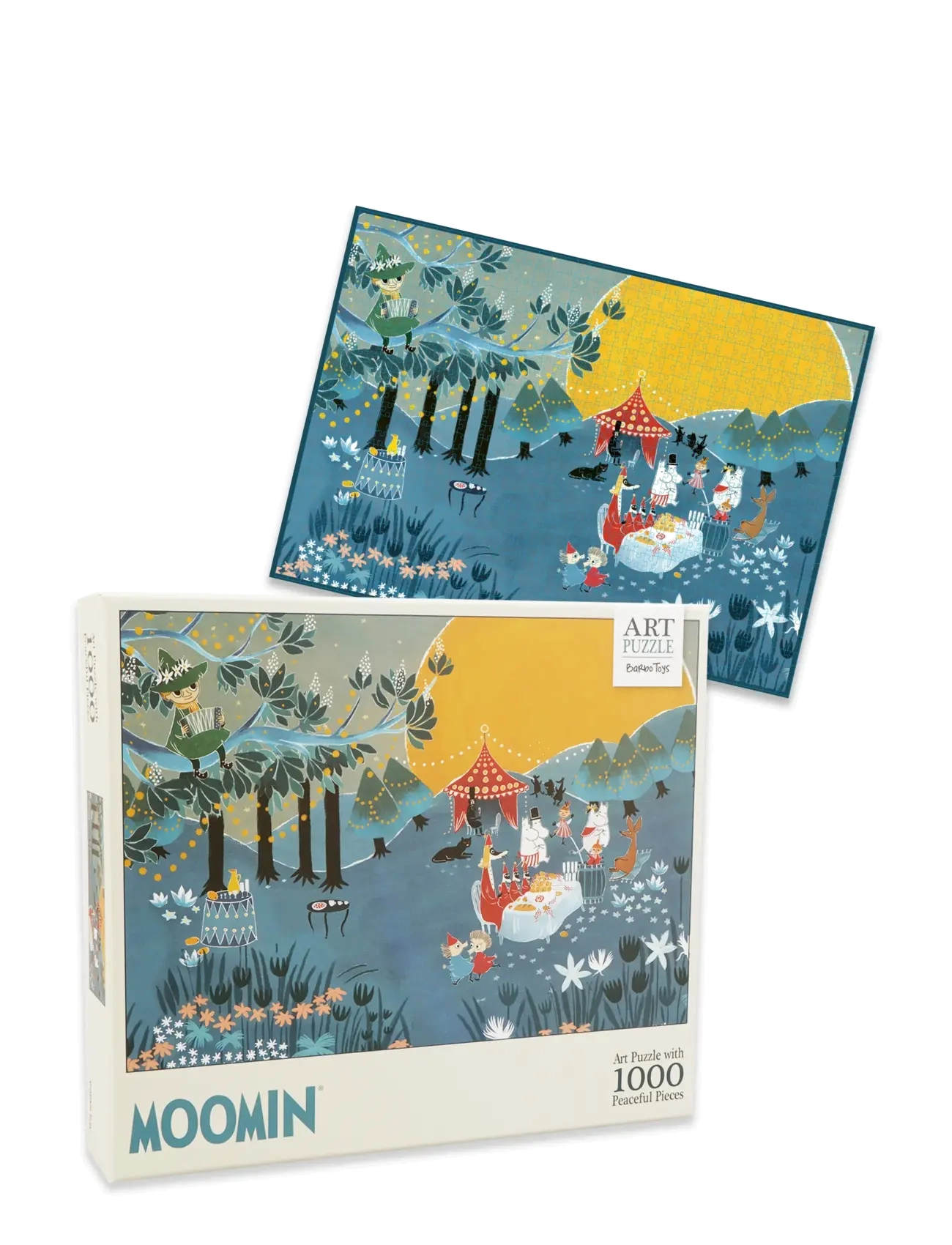 MUMIN Moomin Art Puzzle - 1000 pcs - Blue - App deal - MULTIPLE COLOR / multi