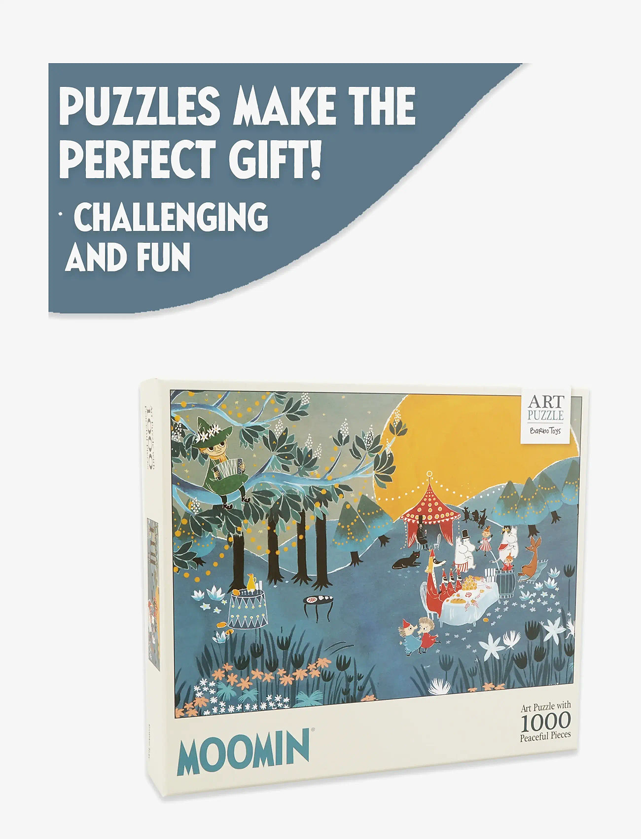 MOOMIN - Moomin Art Puzzle - 1000 pcs - Blue - klassische puzzles - multiple color - 2