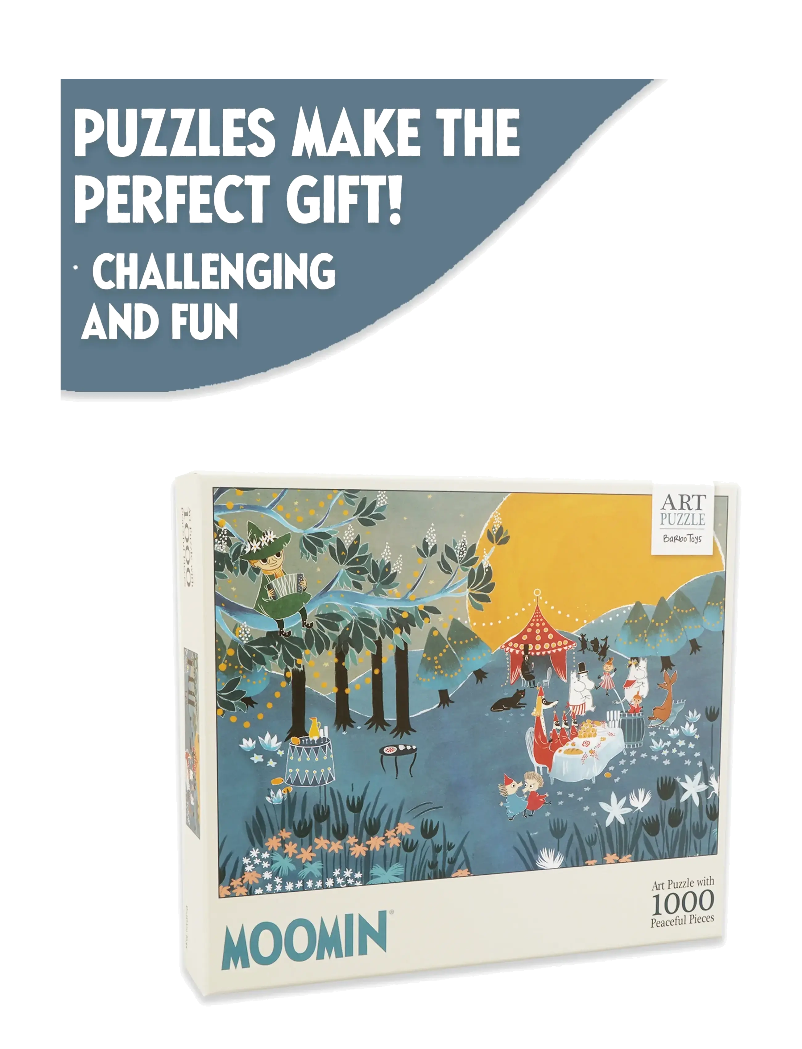 MOOMIN - Moomin Art Puzzle - 1000 pcs - Blue - klassische puzzles - multiple color - 2