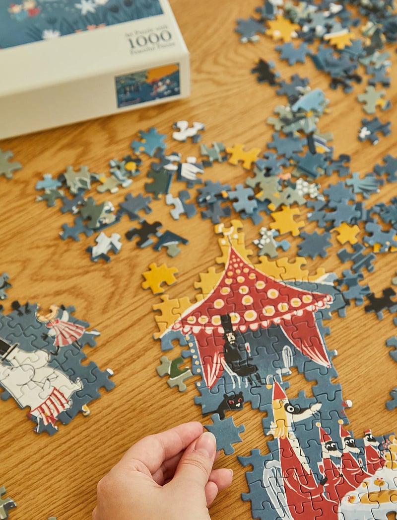 Barbo Toys - Moomin Art Puzzle - 1000 pcs - Blue - klassische puzzles - multiple color - 5