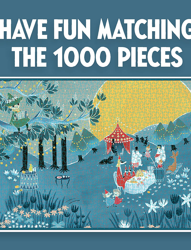 MOOMIN Moomin Art Puzzle - 1000 Pcs - Blue (OTO7268) - Klassische MOOMIN Moomin Art Puzzle - 1000 Pcs - Blue (OTO7268) - Klassische