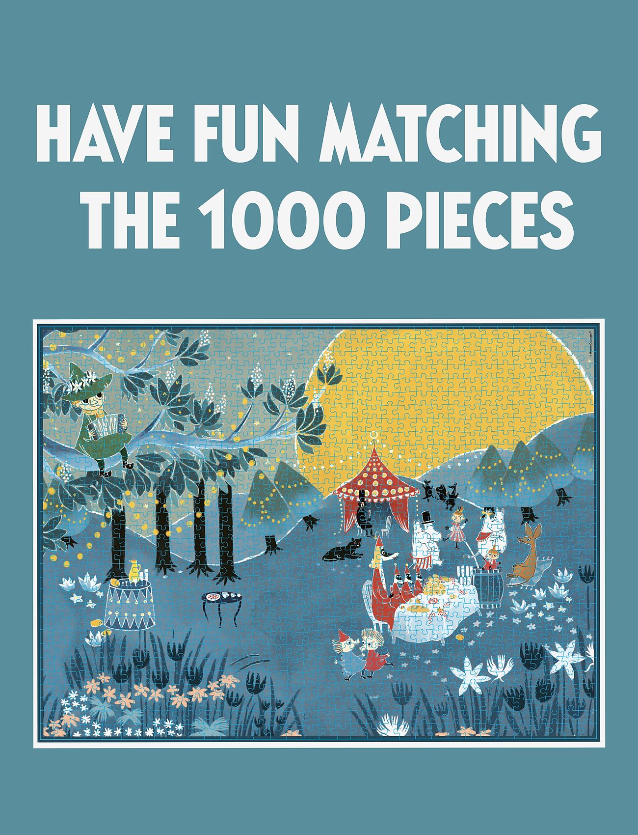 MOOMIN - Moomin Art Puzzle - 1000 pcs - Blue - klassische puzzles - multiple color - 3