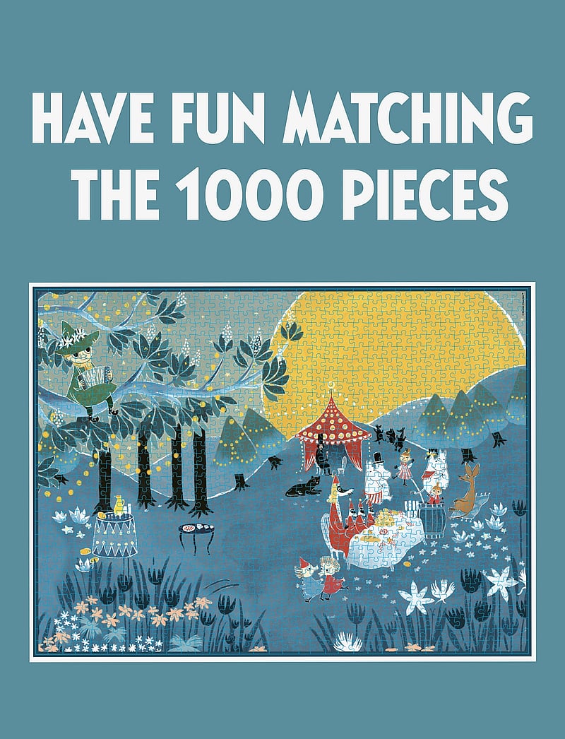 Barbo Toys - Moomin Art Puzzle - 1000 pcs - Blue - klassische puzzles - multiple color - 2