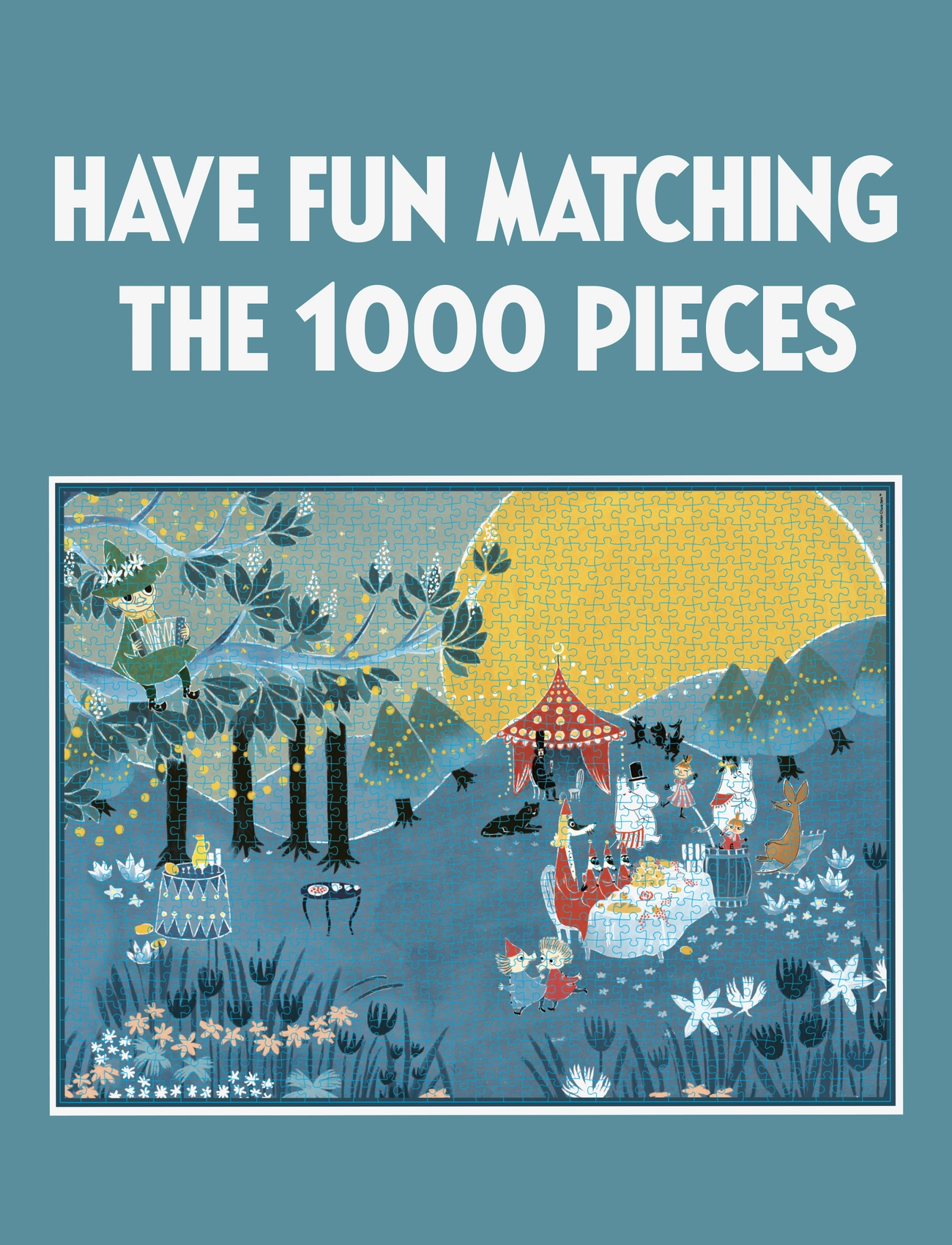 MOOMIN - Moomin Art Puzzle - 1000 pcs - Blue - klassische puzzles - multiple color - 3
