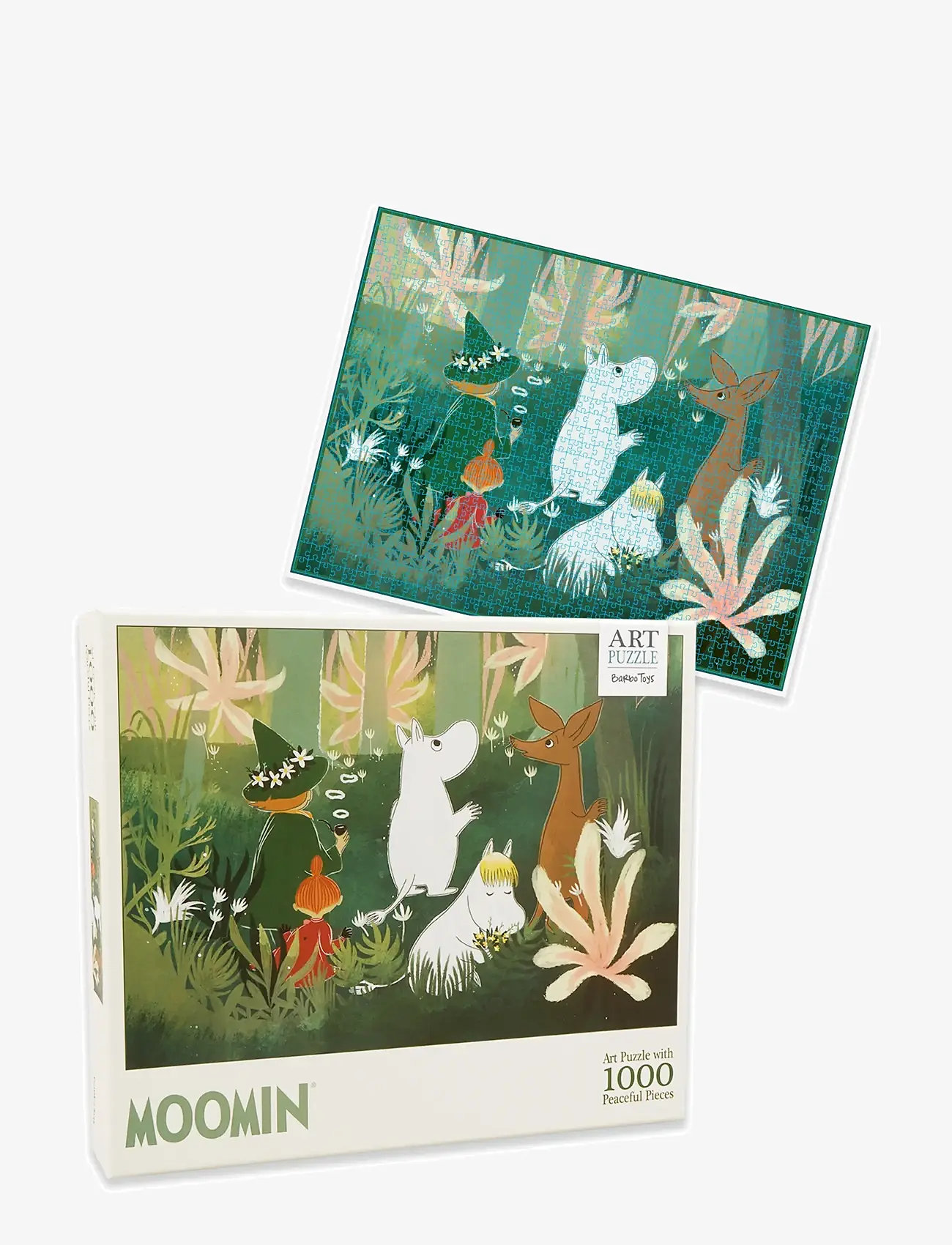 MUUMI - Moomin Art Puzzle - 1000 pcs - Green - klassiset palapelit - multiple color - 1