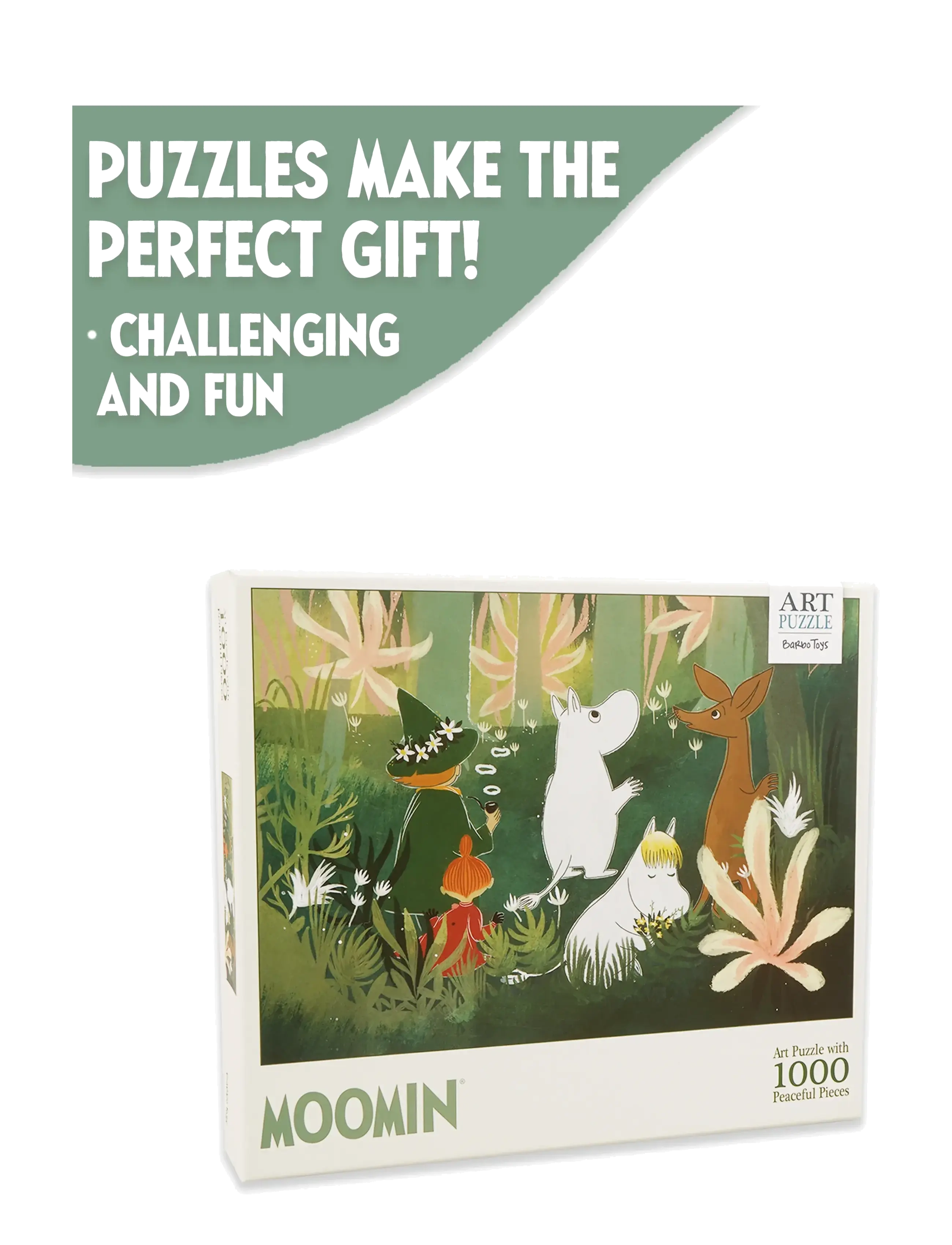 MOOMIN - Moomin Art Puzzle - 1000 pcs - Green - klassieke puzzels - multiple color - 2