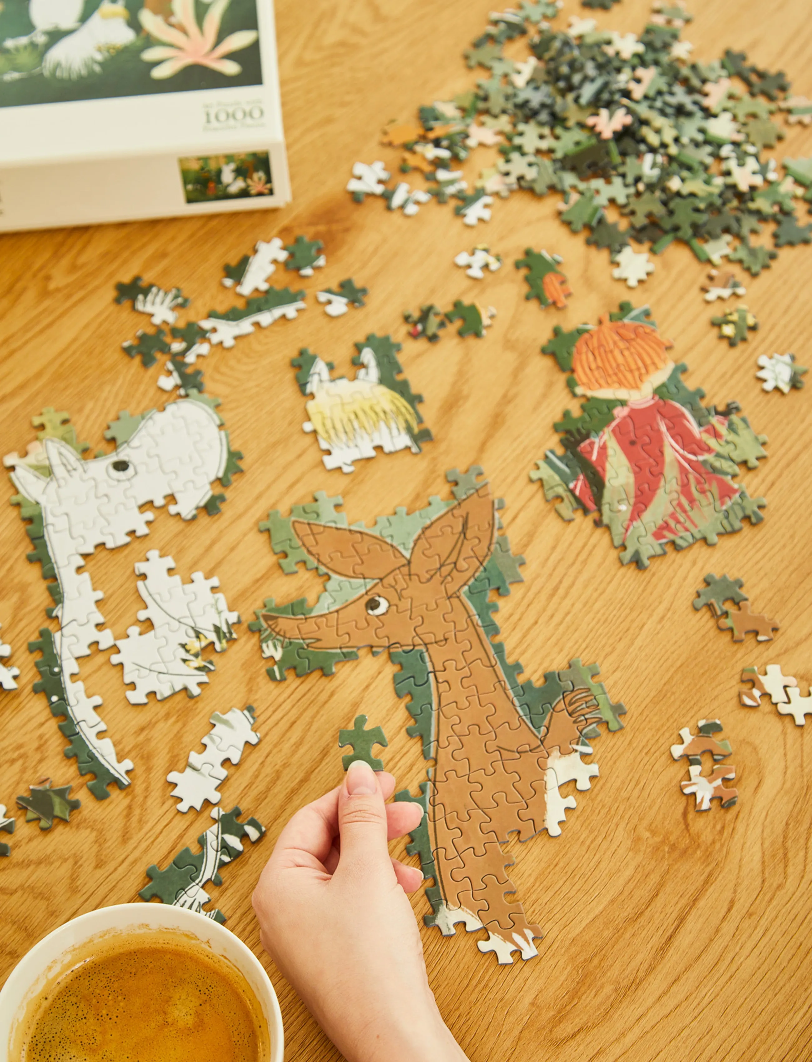 MUMIN Moomin Art Puzzle 1000 Pcs Green, One Size, Puzzles, Mehrfarbig/gemustert - Classic Homeware