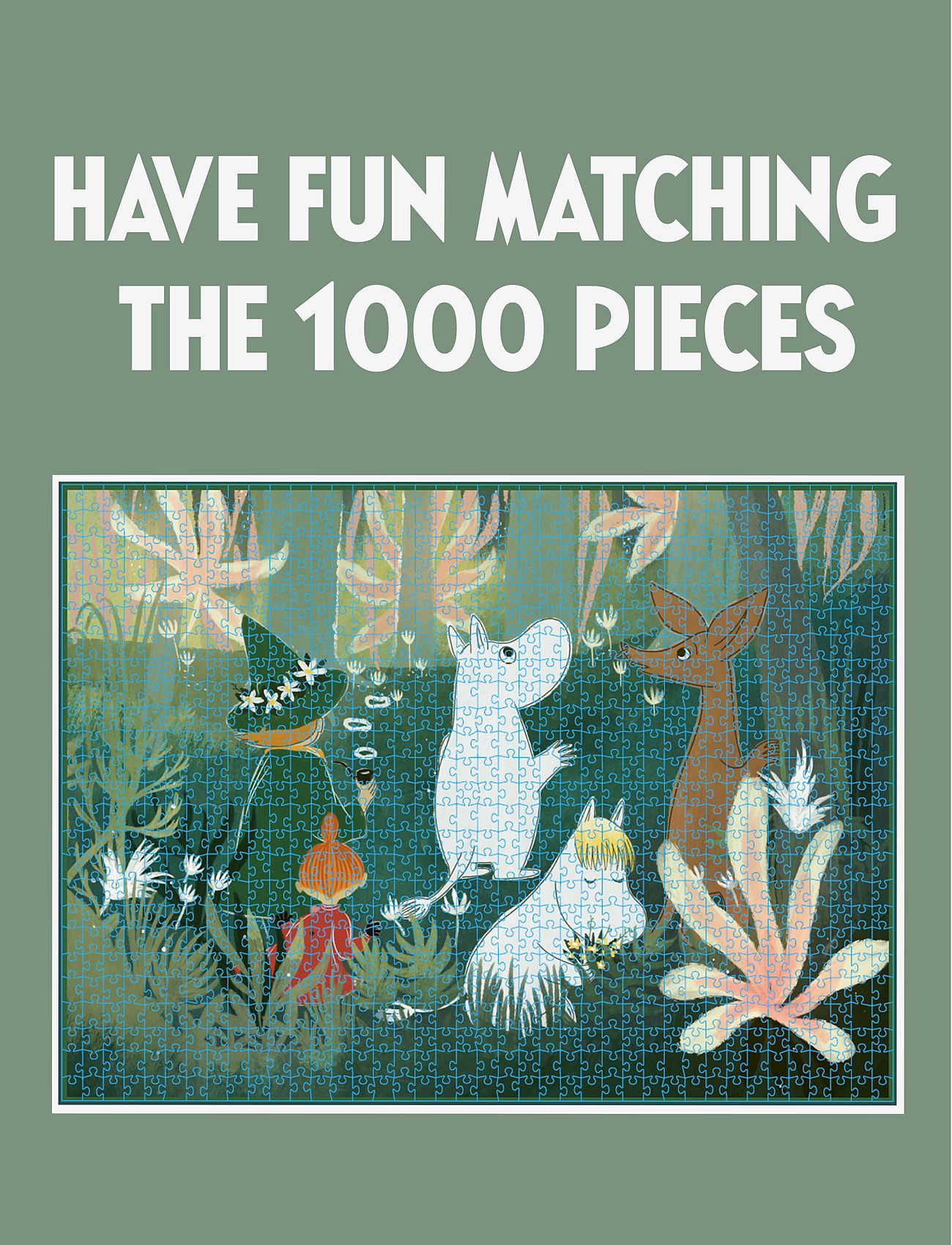MUUMI - Moomin Art Puzzle - 1000 pcs - Green - klassiset palapelit - multiple color - 3