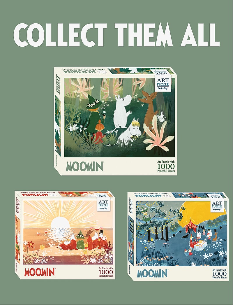 MOOMIN - Moomin Art Puzzle - 1000 pcs - Green - klassische puzzles - multiple color - 5