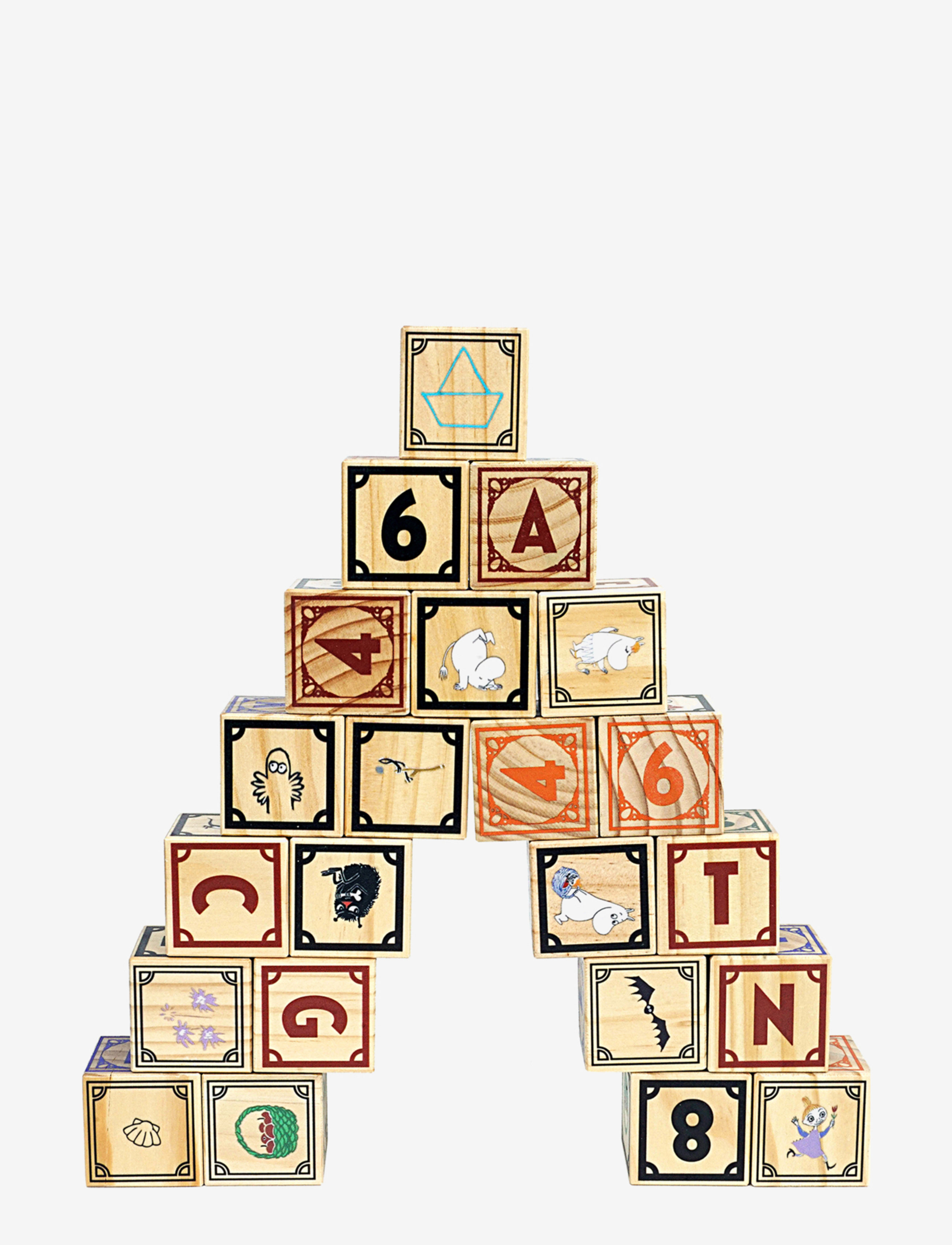 Muumitrollid - Moomin Wooden Alphabet Blocks - ehitusklotsid - multiple color - 2