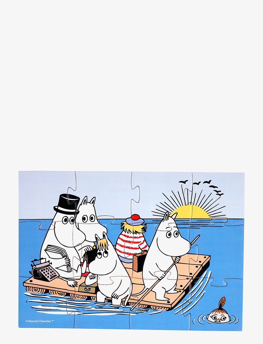 Barbo Toys - Moomin 4 wooden puzzles in a box - puidust pusled - multiple color - 5