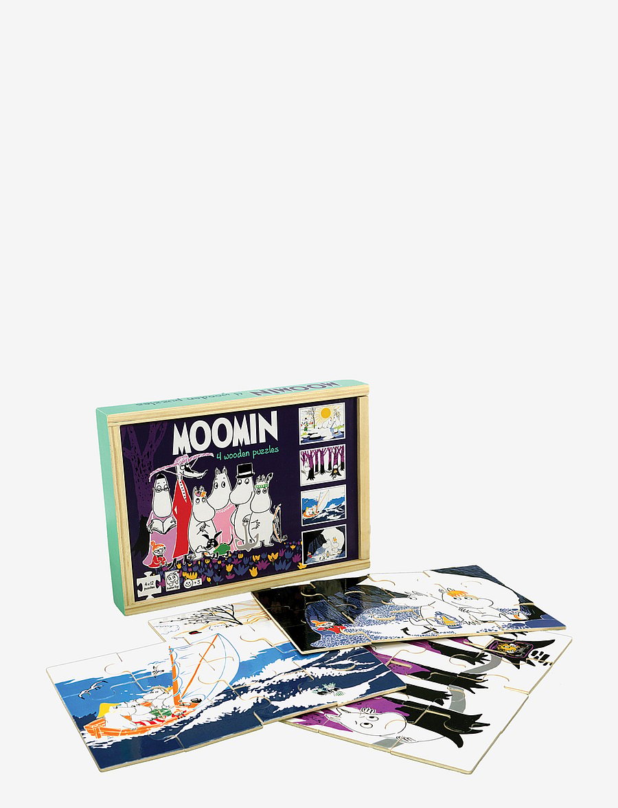 Muumitrollid - Moomin - 4 wooden puzzles - Tammy - multiple color - 1