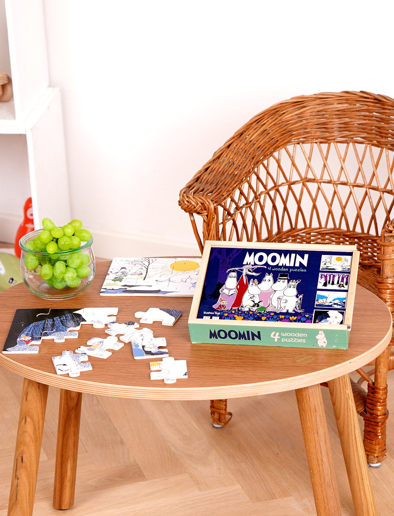 MOOMIN - Moomin - 4 wooden puzzles - Tammy - multiple color - 0