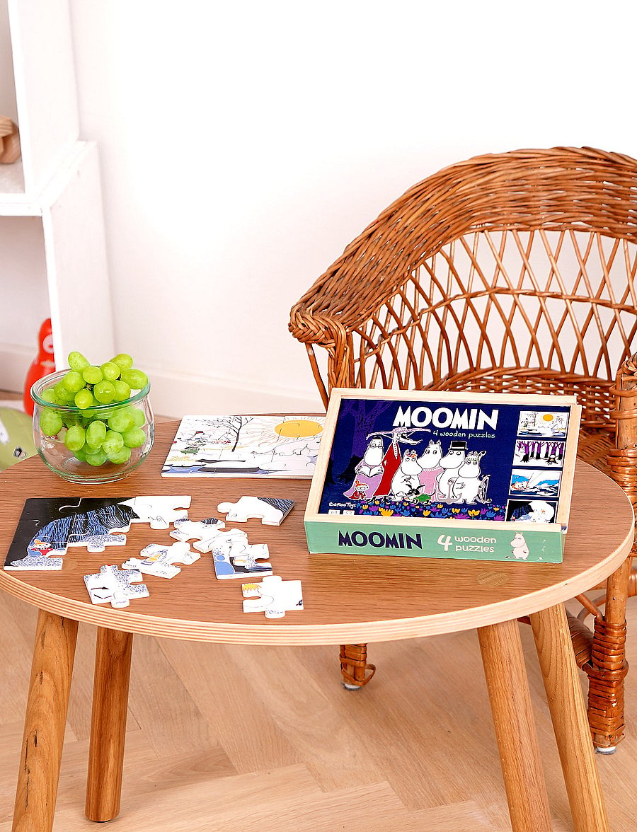 Muumitrollid - Moomin - 4 wooden puzzles - Tammy - multiple color - 0