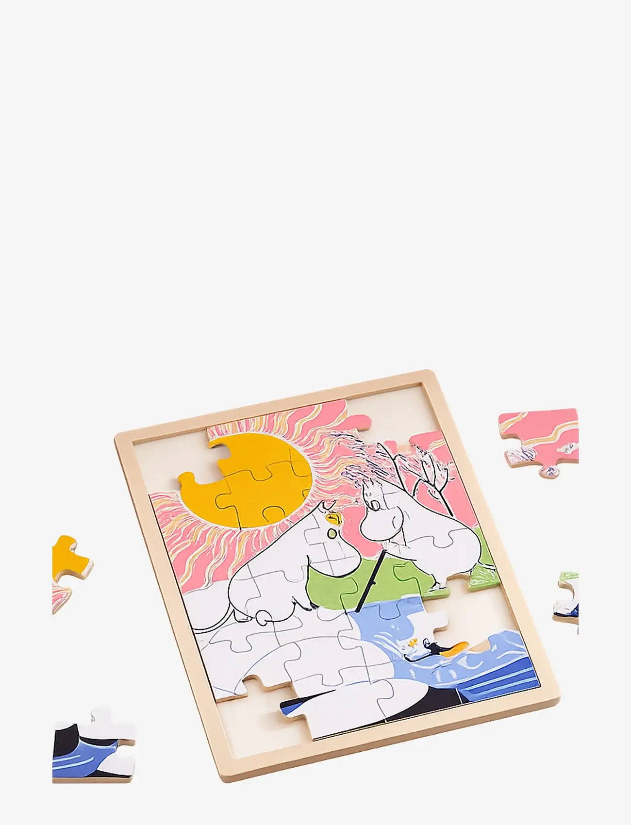 Barbo Toys Moomin Wooden Frame Puzzle - Fishing (OTO7278) - Puslespill ...