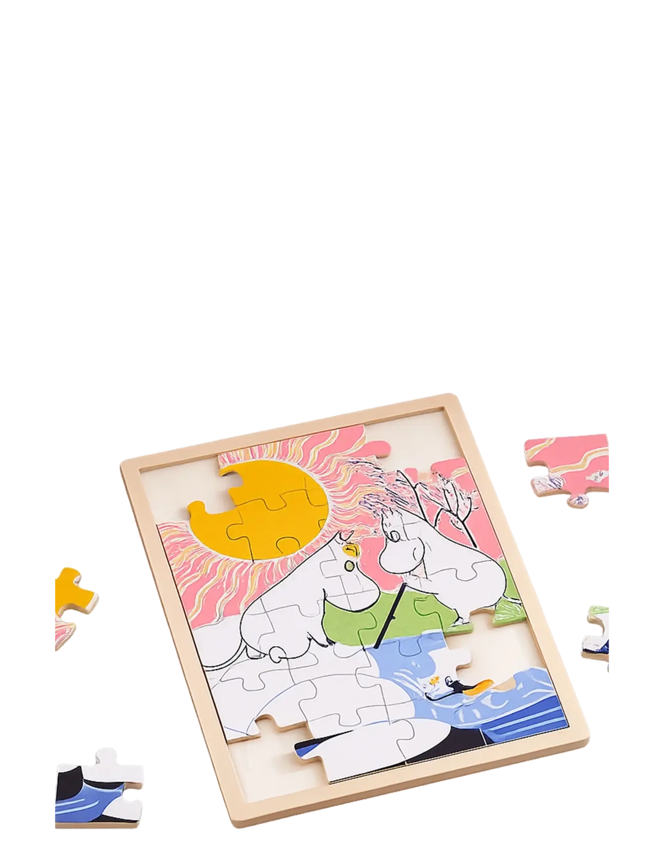 Barbo Toys - Moomin Wooden Frame Puzzle - Fishing - multiple color - 2