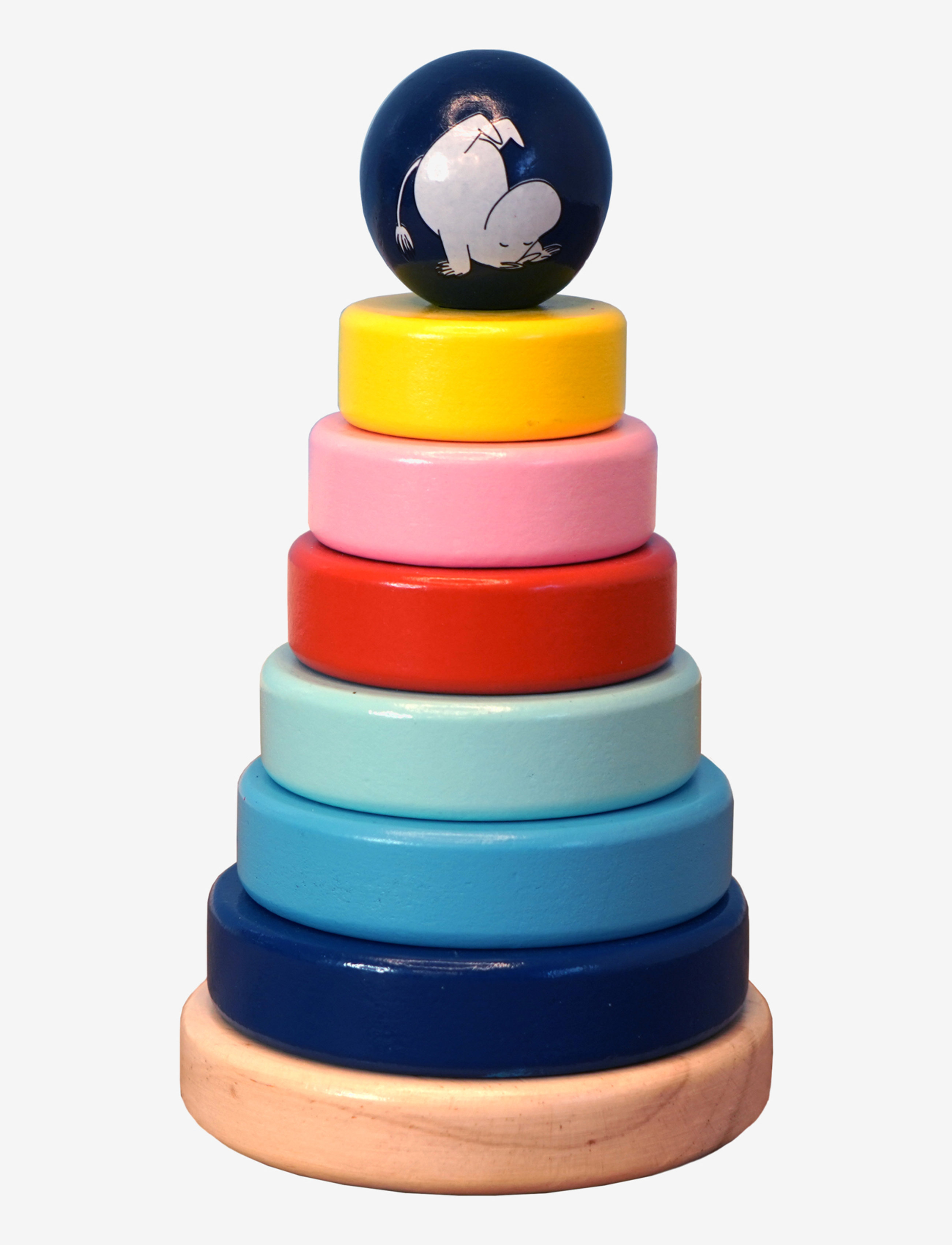 BARBO Spielzeug Moomin Stacking Rings Patterned - One Size - Kinder