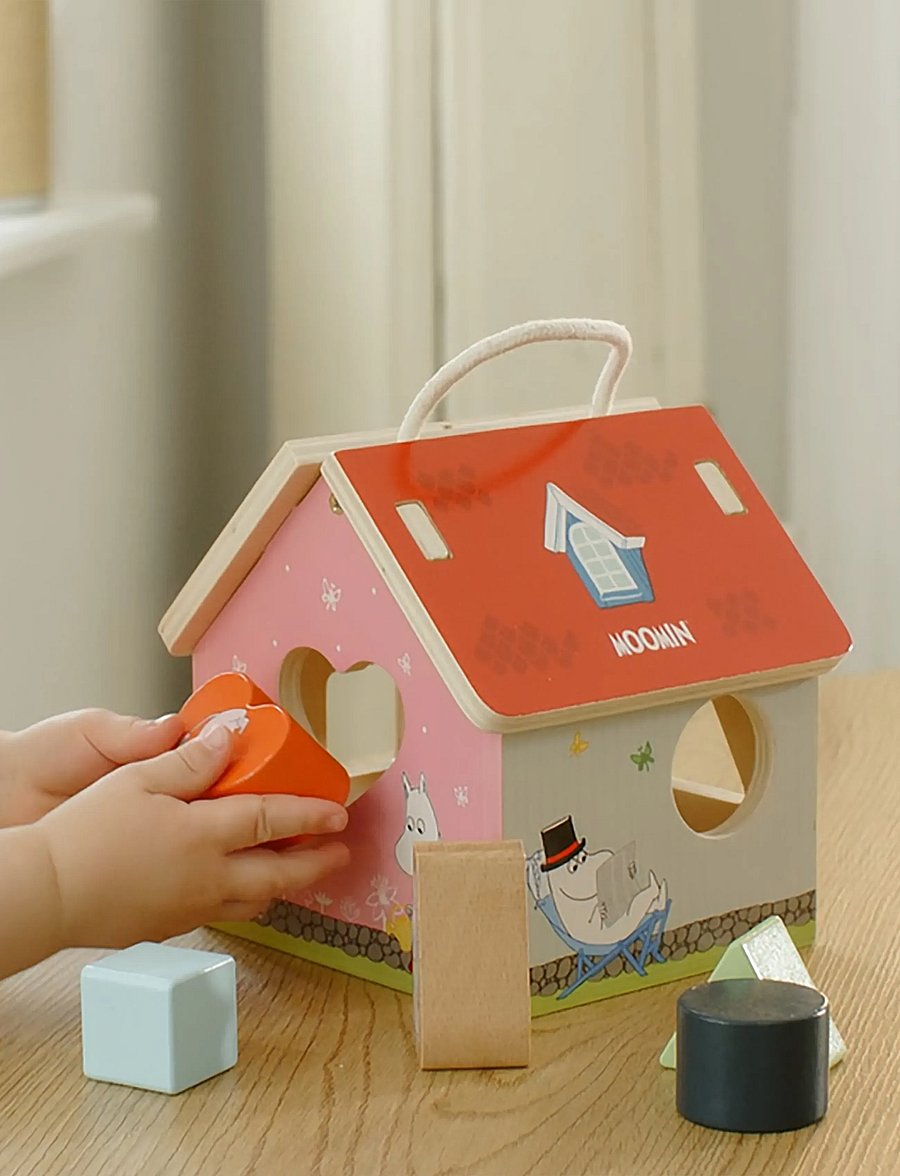 Muumitrollid - Moomin Shaped Sorting Box - The Moomin House - sorteerimiskasti mänguasi - multiple color - 0