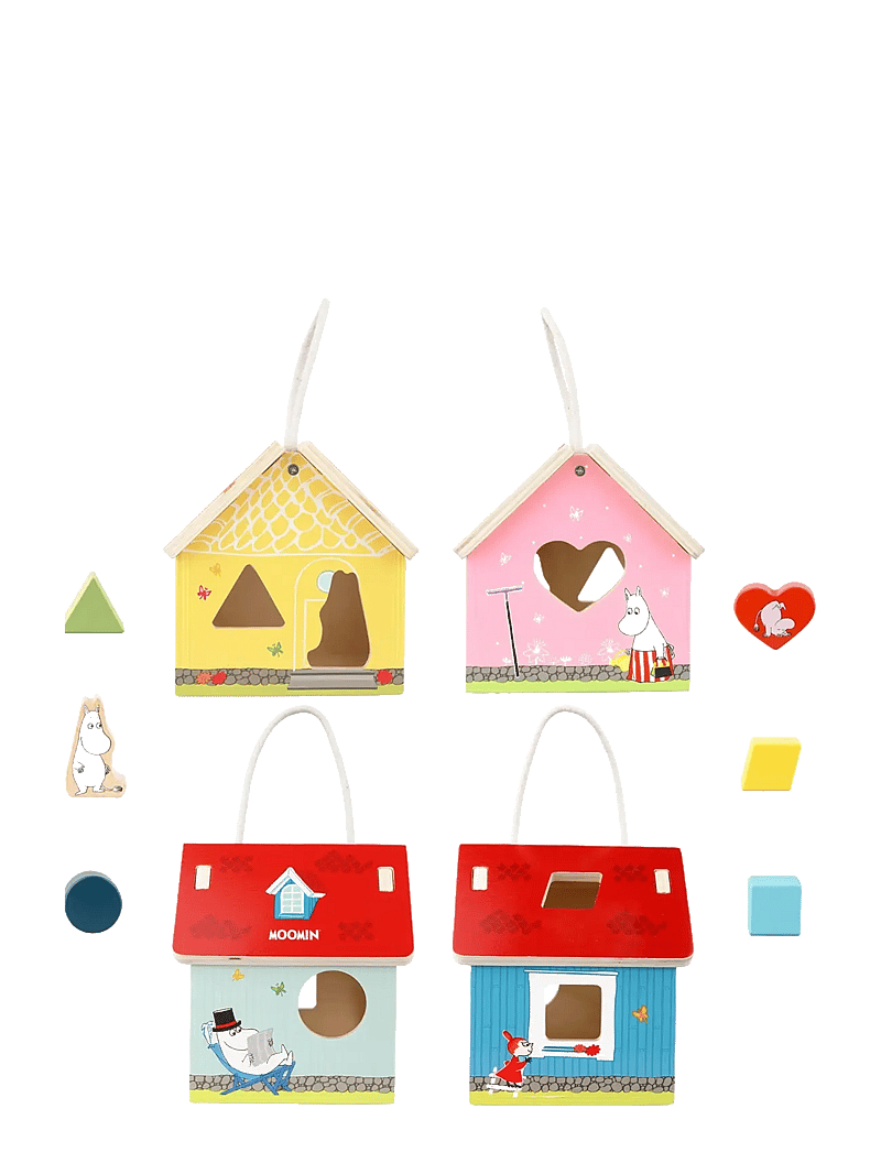 MOOMIN - Moomin Shaped Sorting Box - The Moomin House - flokkunarbox leikfanga - multiple color - 3