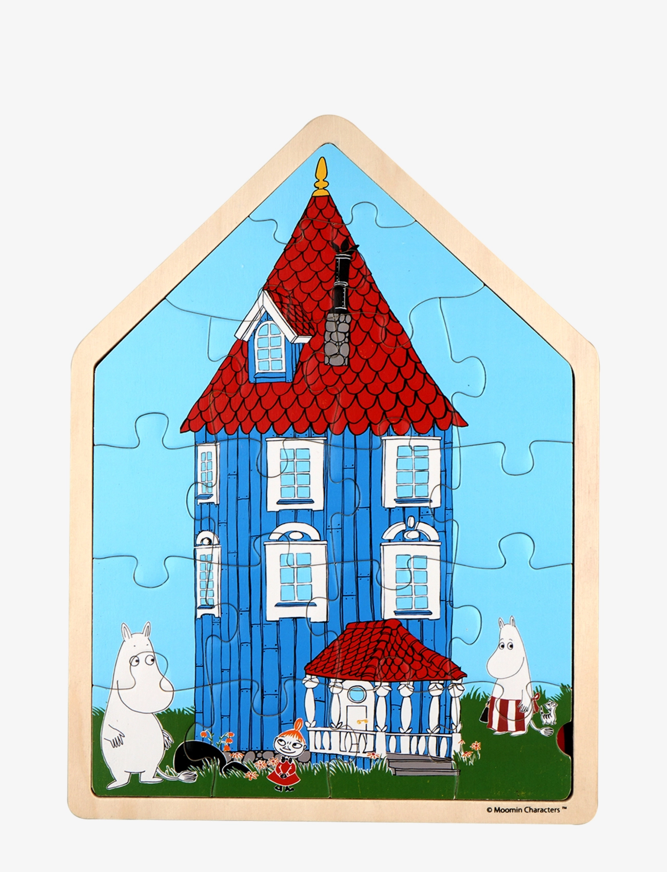 MOOMIN - Moomin House - Wooden Frame Puzzle - holzpuzzle - 1016 - 2