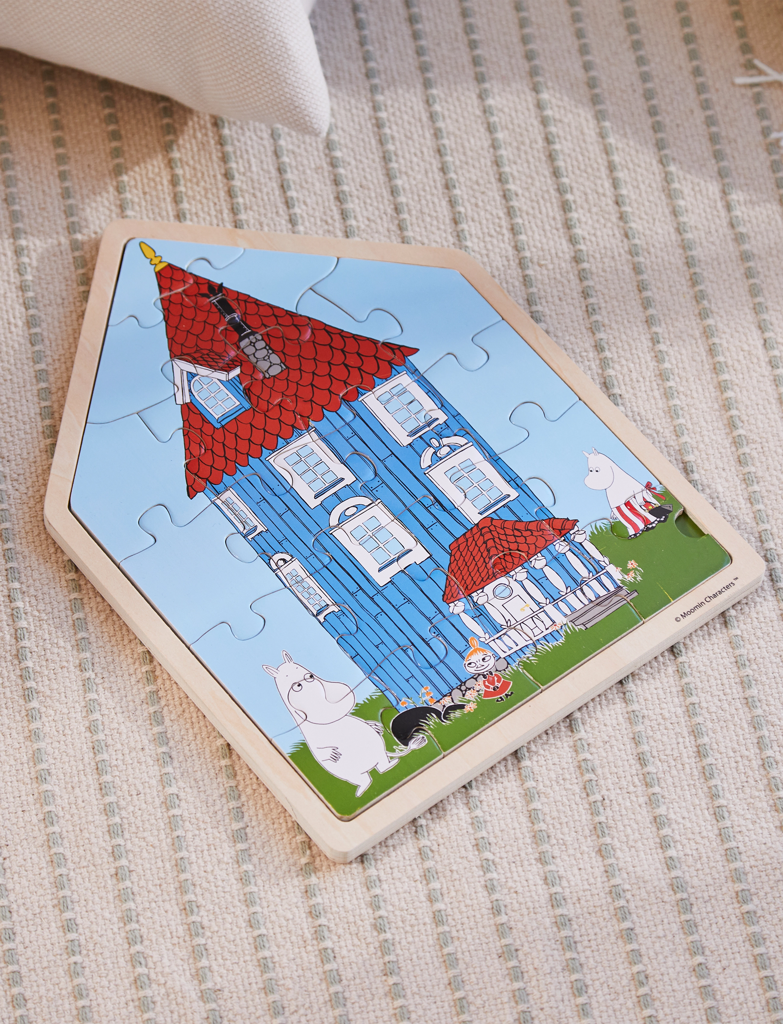 MUMIN Moomin House Wooden Frame Puzzle, One Size, Puzzles, Mehrfarbig/gemustert - Kinder