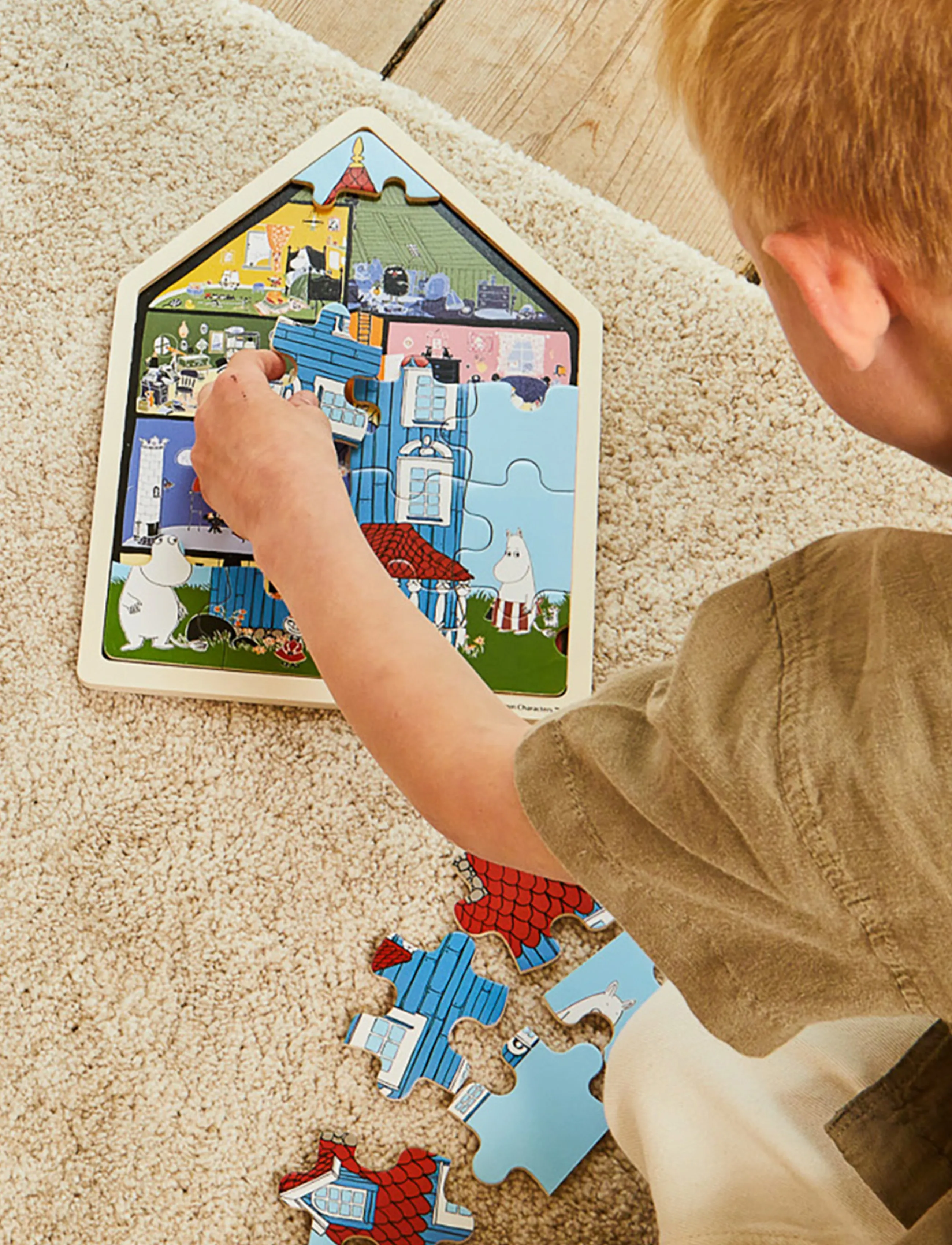 MOOMIN - Moomin House - Wooden Frame Puzzle - holzpuzzle - 1016 - 3