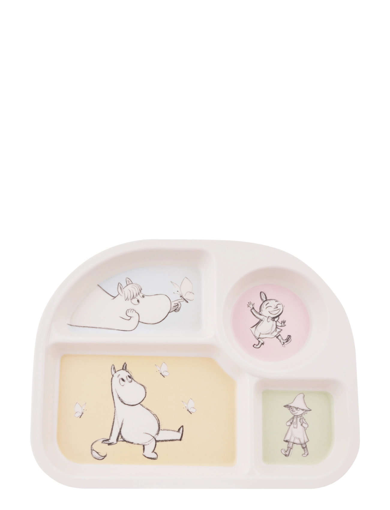 MUMIN - Moomin - Mealtime Set w. 4 Rooms Plate - 5pcs - Color - tillbehör till leksakskök - multiple color - 3