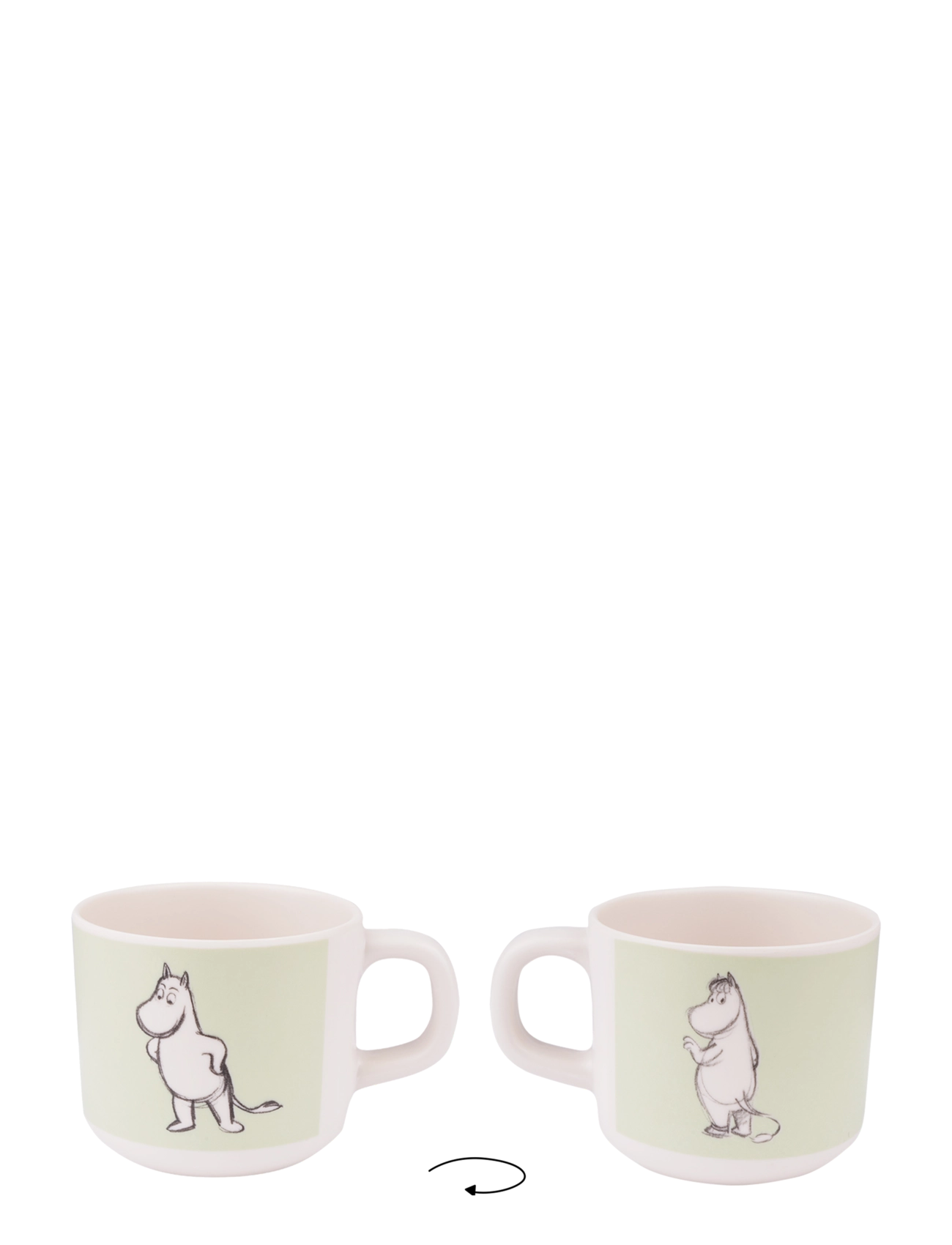 MUMIN - Moomin - Mealtime Set w. 4 Rooms Plate - 5pcs - Color - tillbehör till leksakskök - multiple color - 5