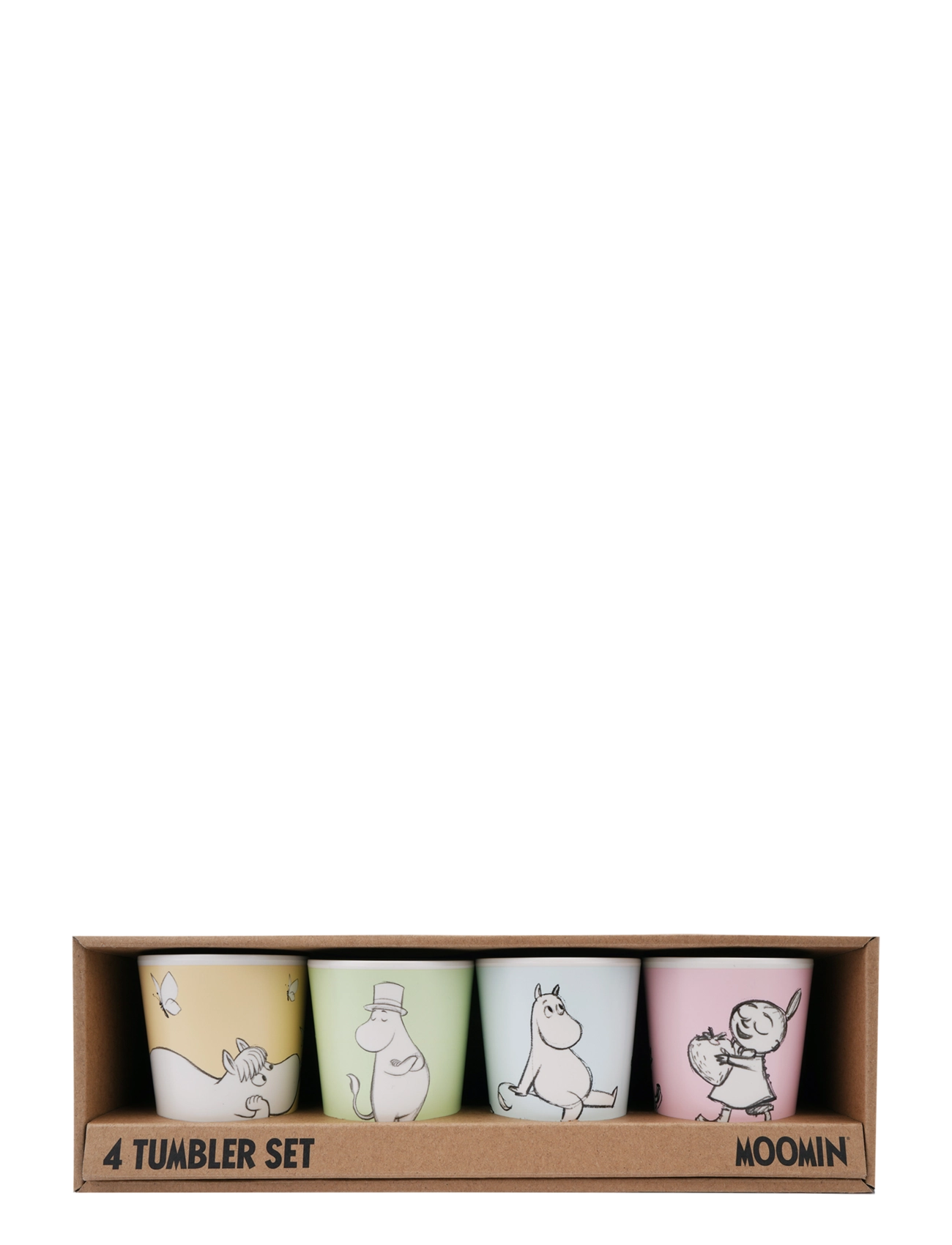 Muumitrollid Moomin - Tumbler Set - 4pcs - Color - Lastetuba - MULTIPLE COLOR / multi