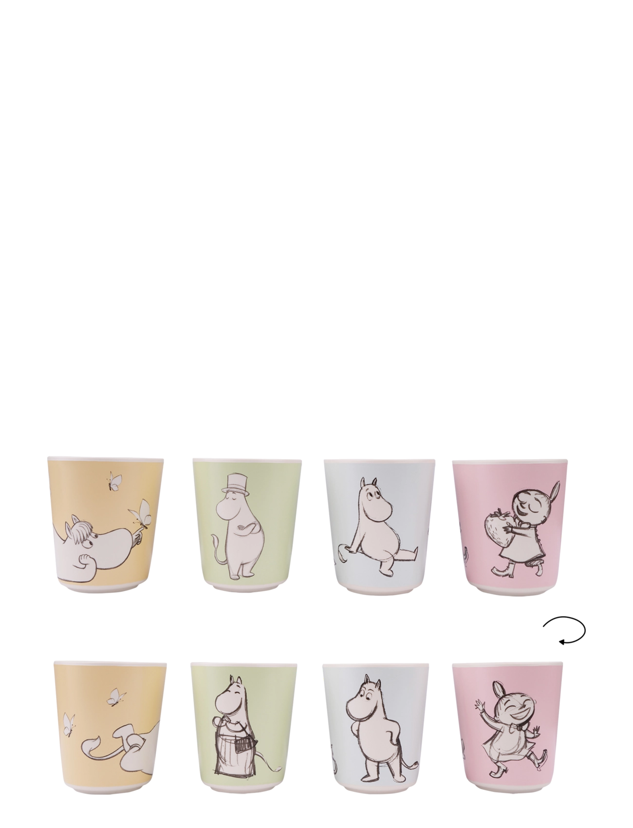 Muumitrollid - Moomin - Tumbler Set - 4pcs - Color - tassid ja kruusid - multiple color - 2