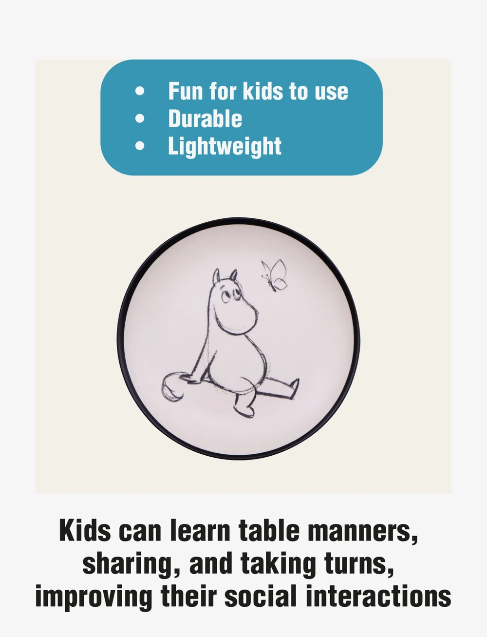 MOOMIN - Moomin Tableware Plate - teller - 1016 - 2