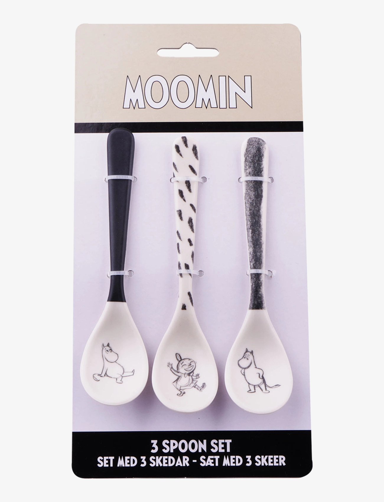 Barbo Toys Moomin Tableware 3 Spoon Set - Mumin - 1016 / cream