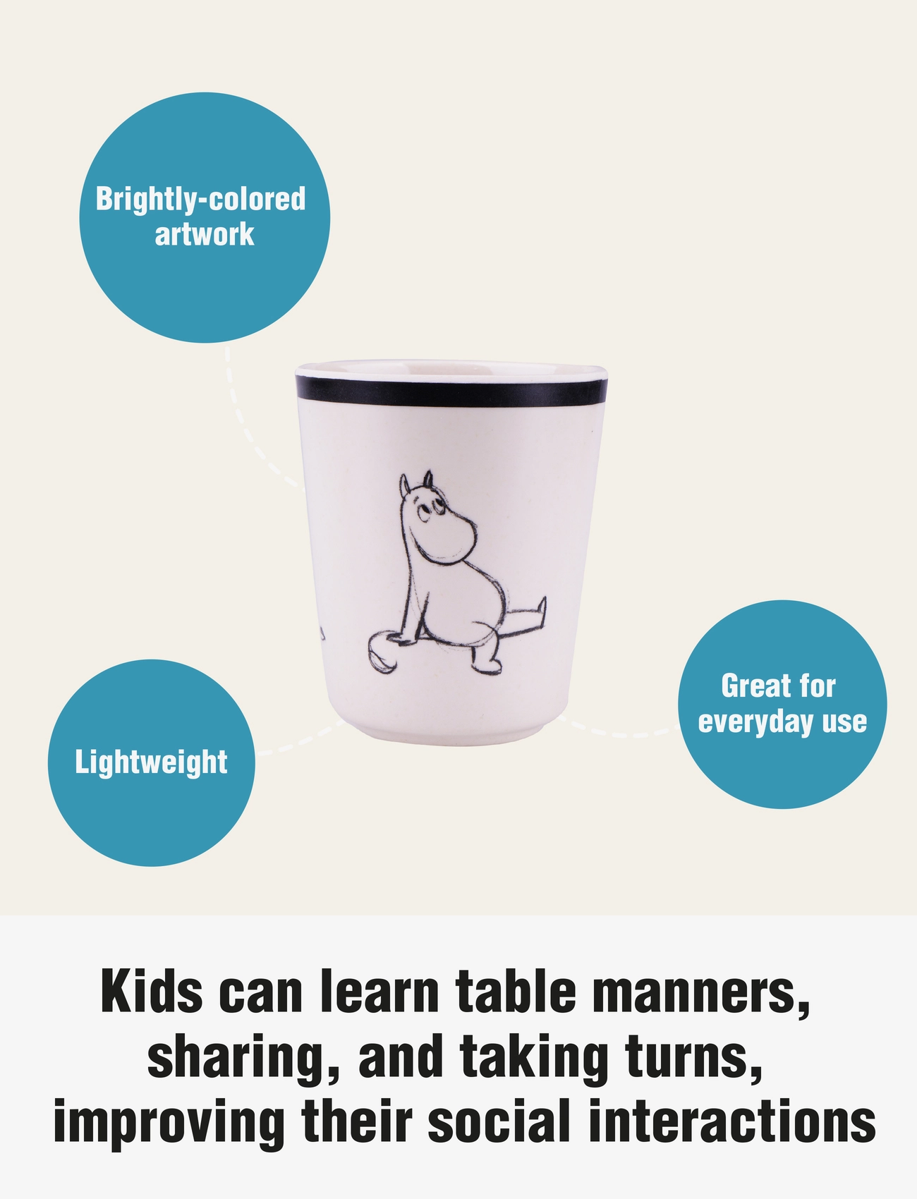 MUMIN - Moomin Tableware Tumbler - koppar & muggar - 1016 - 2