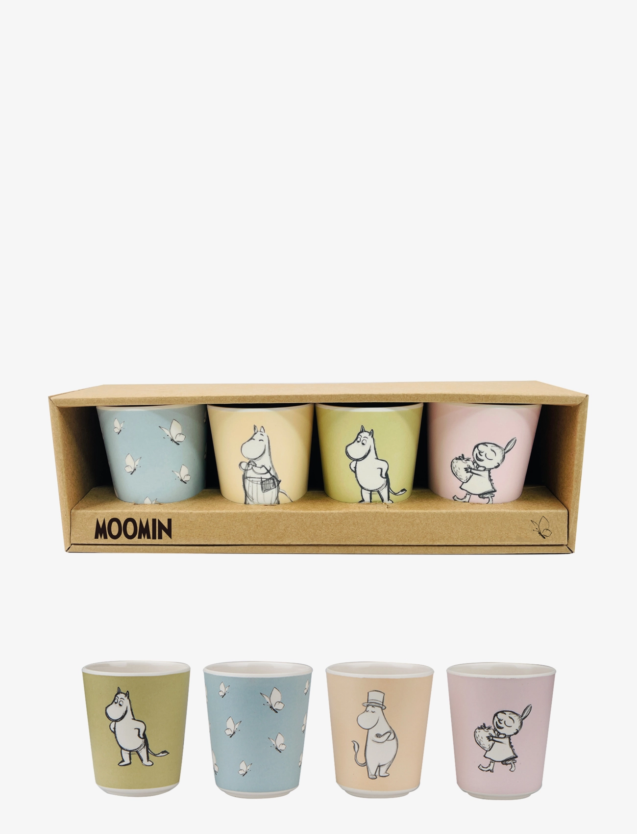 Barbo Toys Moomin 4 Tumbler Set - Mumin - MULTIPLE COLOR / multi