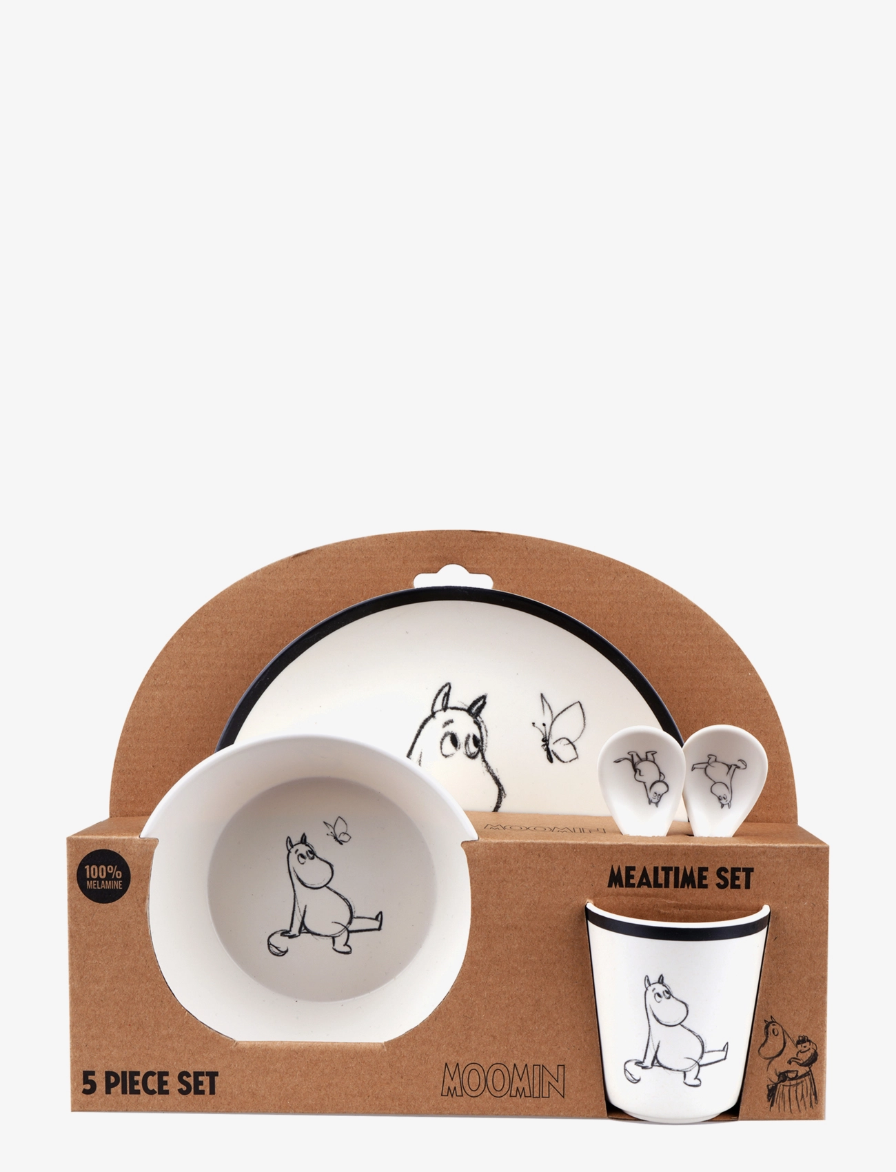 MUMIN Moomin Tableware 5 Pcs Set, One Size, Meal Time, Mehrfarbig/gemustert - Dinner Sets, Kinder