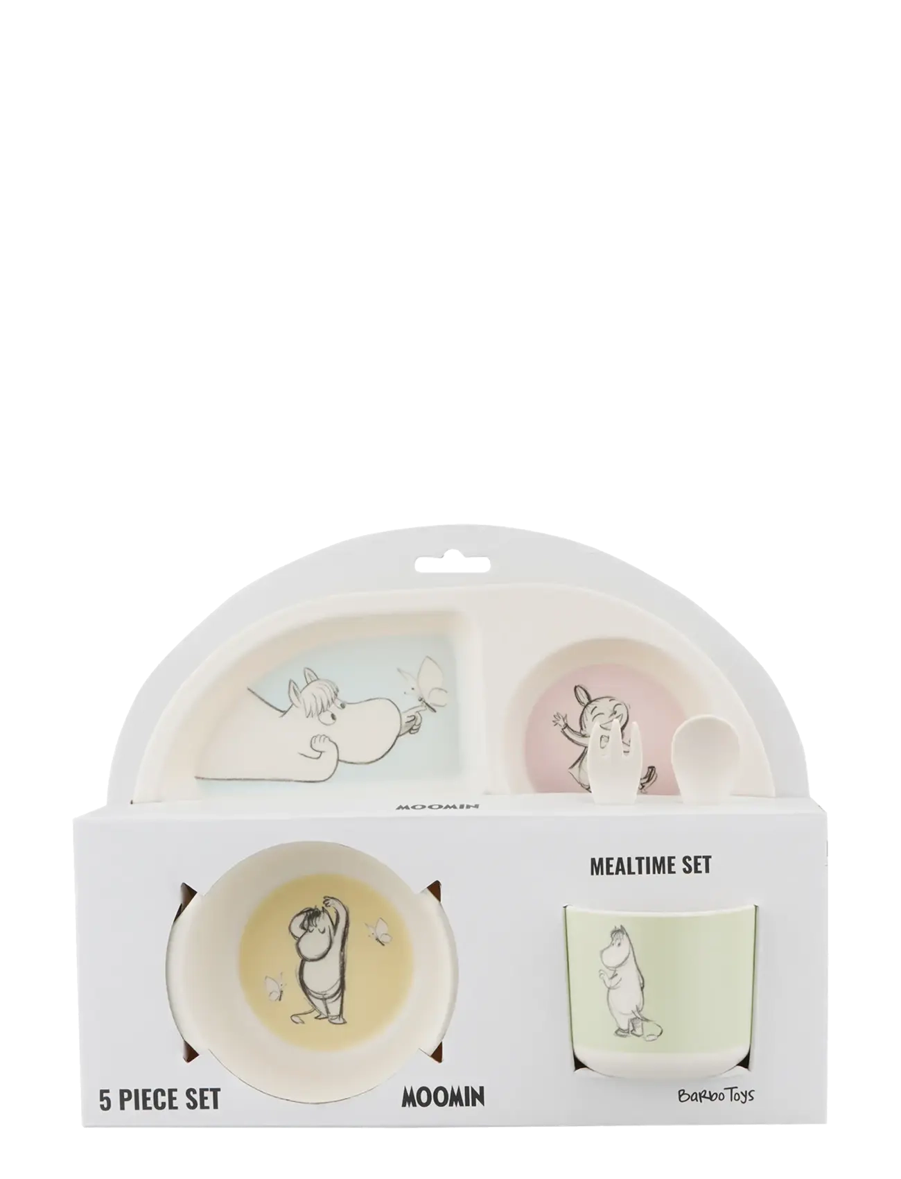 MOOMIN - Moomin Mealtime Set with a 4 Room plate - multiple color - 3