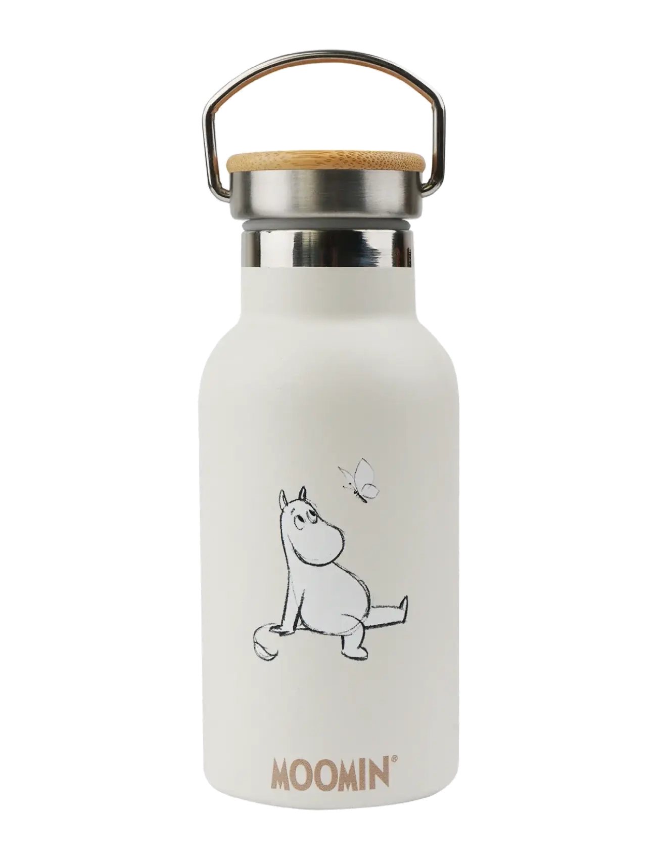 MUMIN Moomin - Drinking Bottle - Cream - Vandflasker - BEIGE / white
