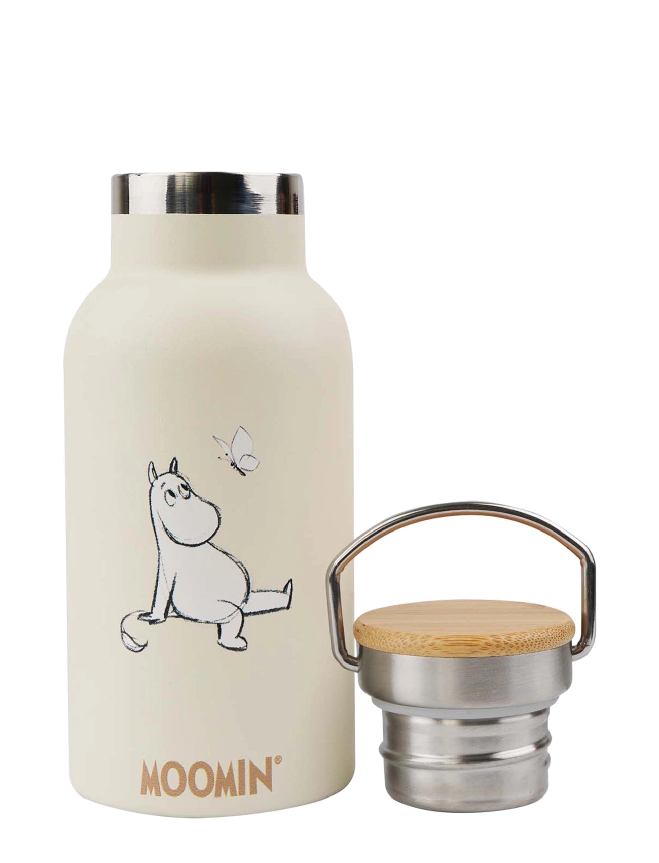 Muumitrollid - Moomin - Drinking Bottle - Cream - veepudelid - beige - 2
