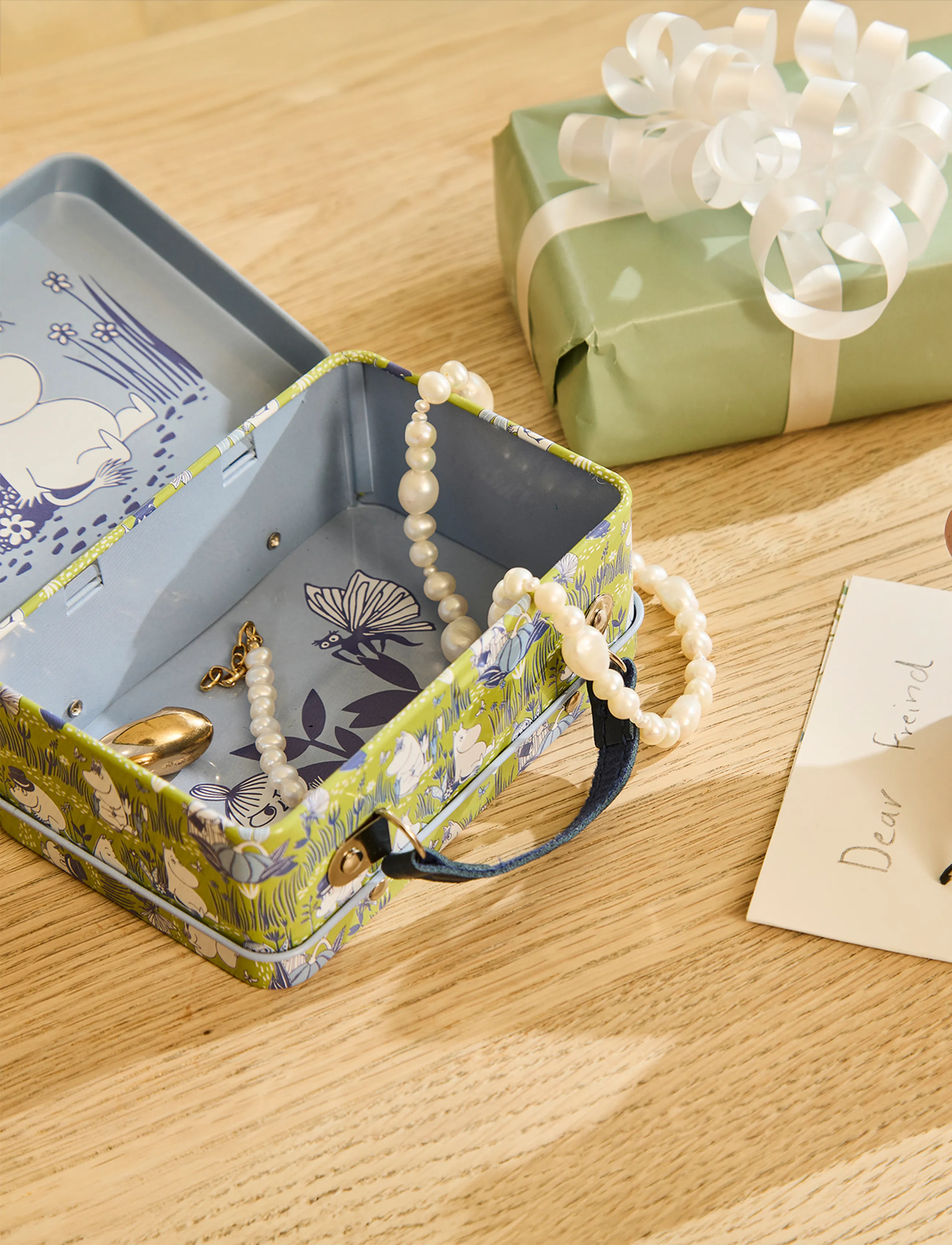 MUMIN Moomin Small Tin Suitcase Grün, Kinder,,,Grün Gr.ONE SIZE