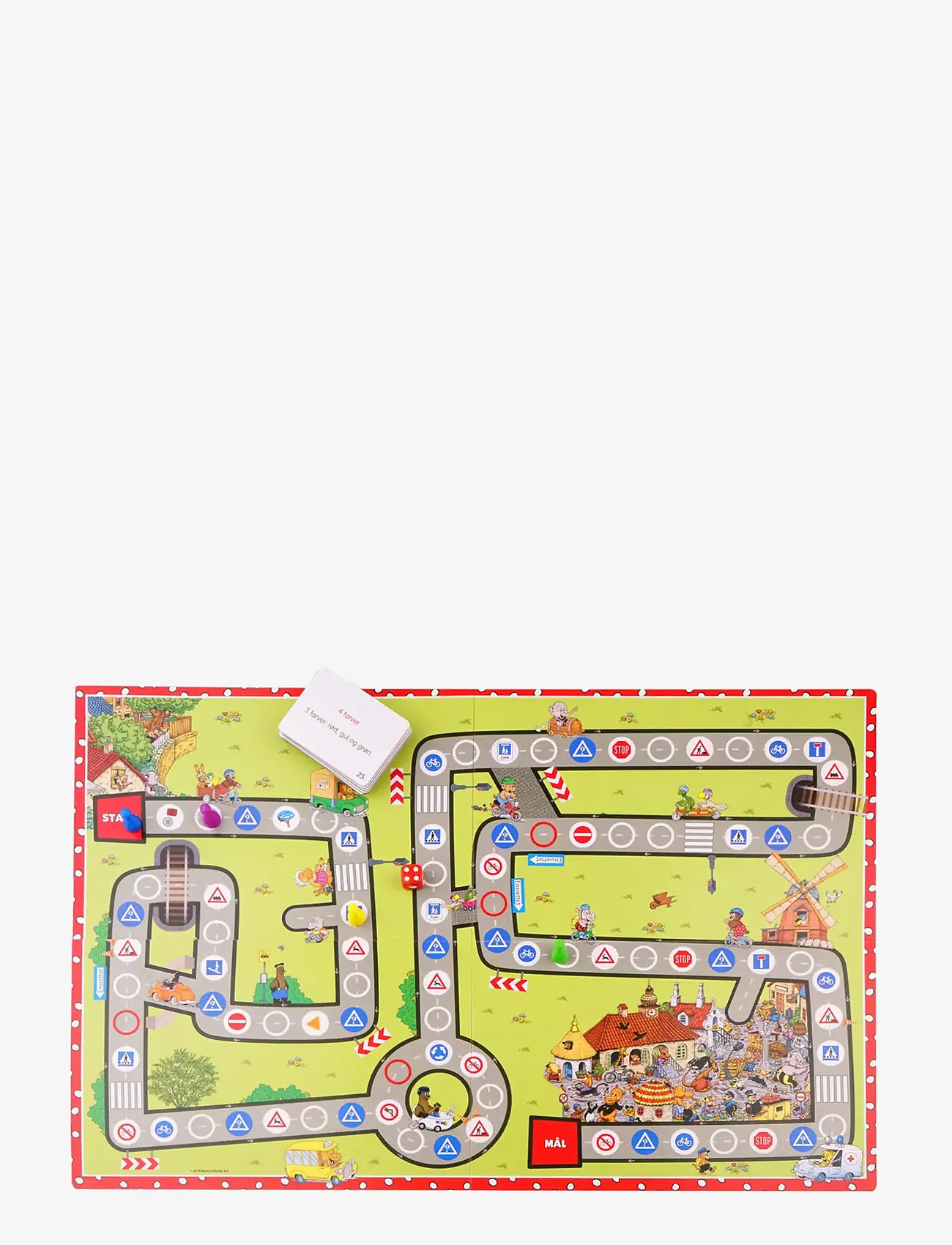 Rasmus Klump - Rasmus Klump Trafik Spil. DK - pædagogiske spil - multiple color - 1