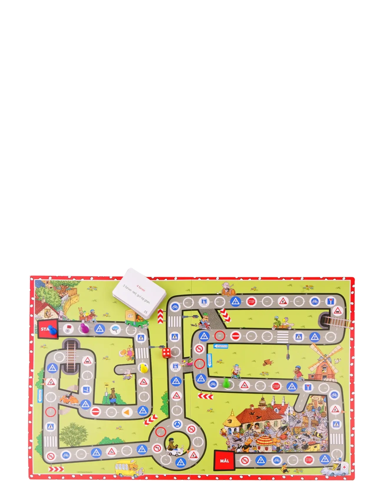 Barbo Toys - Rasmus Klump Trafik Spil. DK - pædagogiske spil - multiple color - 1