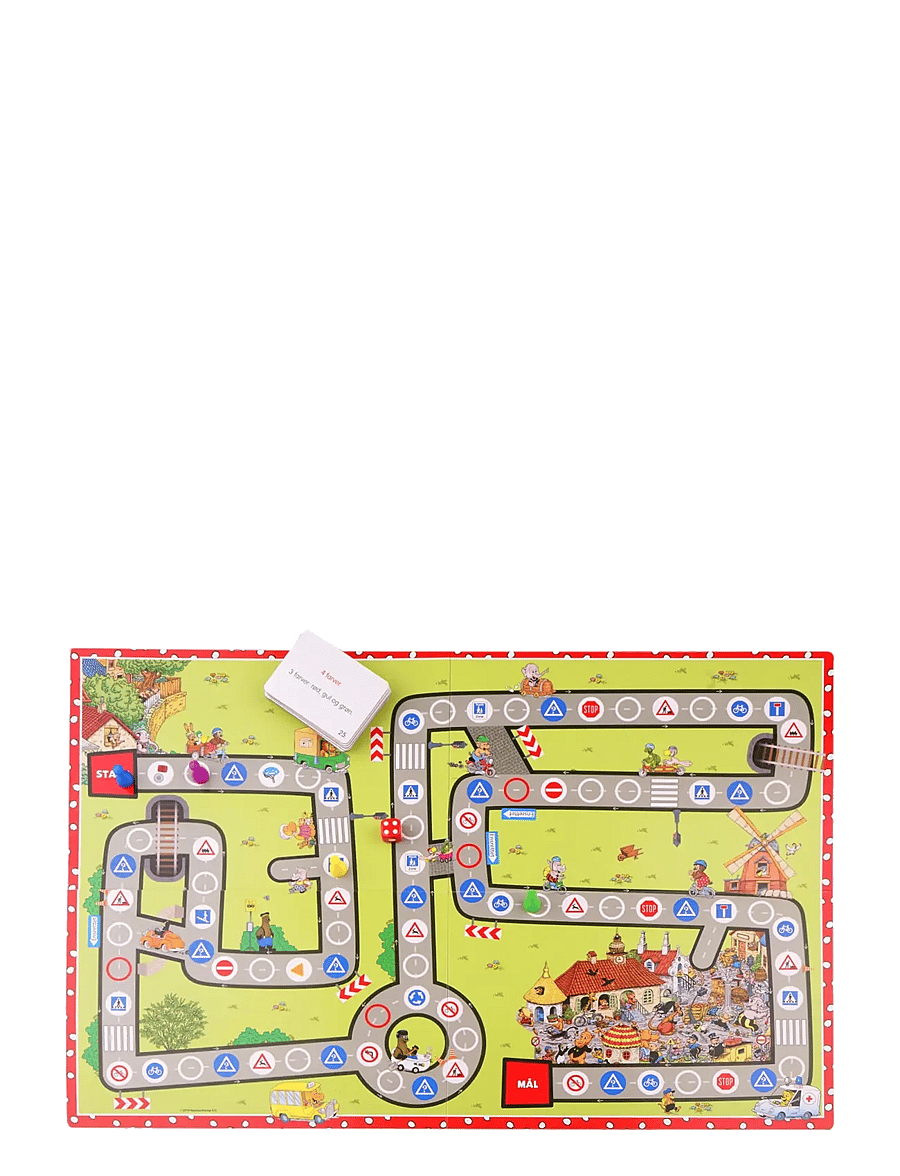 Barbo Toys - Rasmus Klump Trafik Spil. DK - pädagogische spiele - multiple color - 1