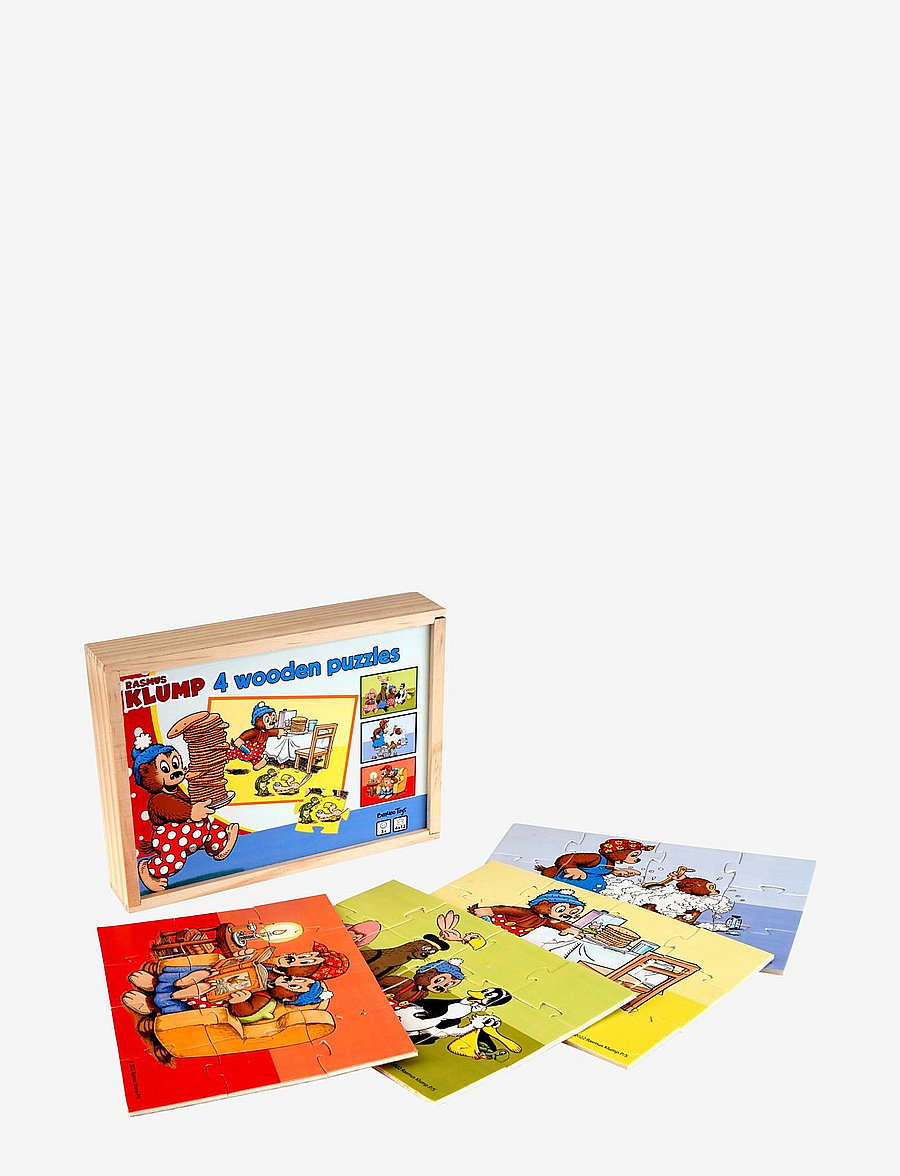 Rasmus Klump - Rasmus Klump - 4 wooden puzzles - multi - 1