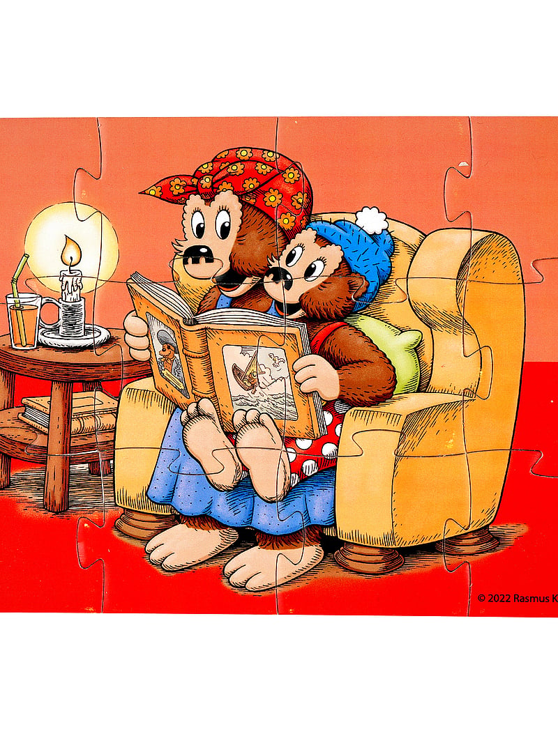 Rasmus Klump - Rasmus Klump - 4 wooden puzzles - multi - 0