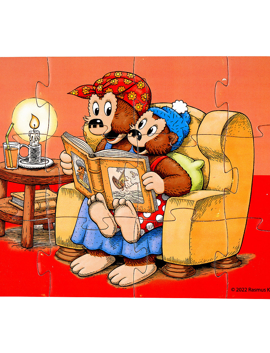 Rasmus Klump - Rasmus Klump - 4 wooden puzzles - multi - 0